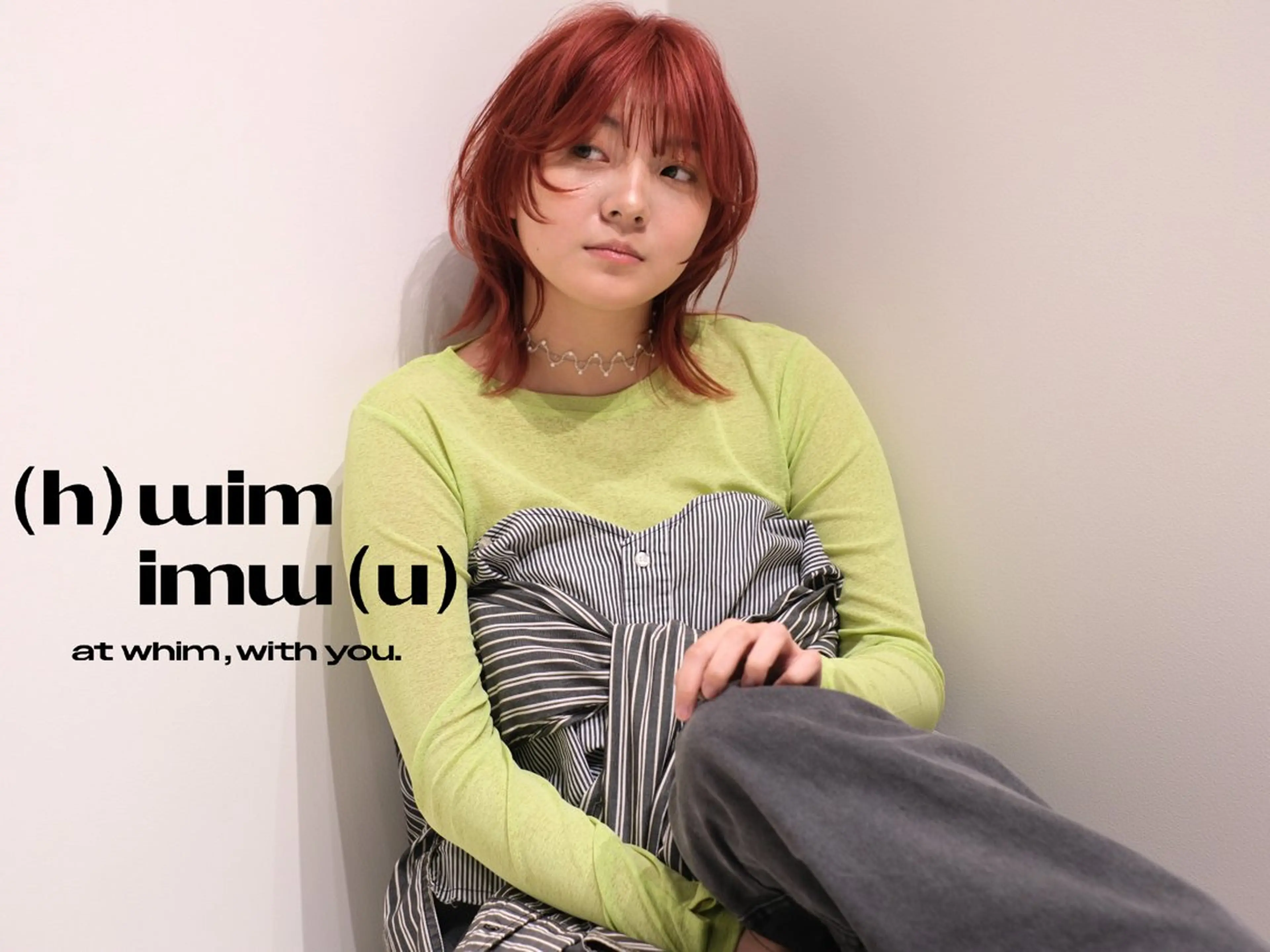 ミディアム カラー (h)wim ウィムのヘアスタイル