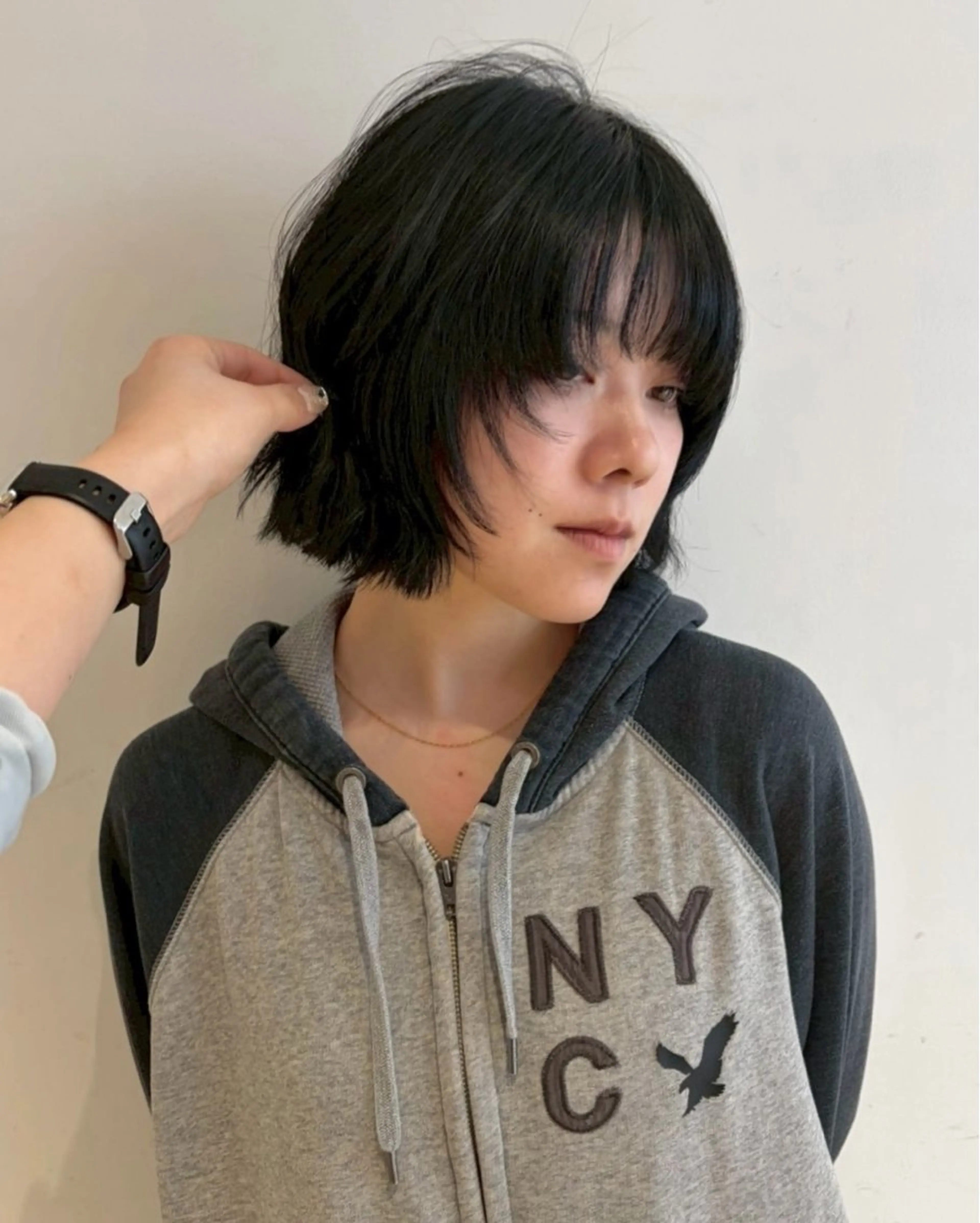 ショート ボブレイヤー ボブ レイヤーカット カット ヘアカラー レイヤー特化🪽 yuka【高円寺】のヘアスタイル