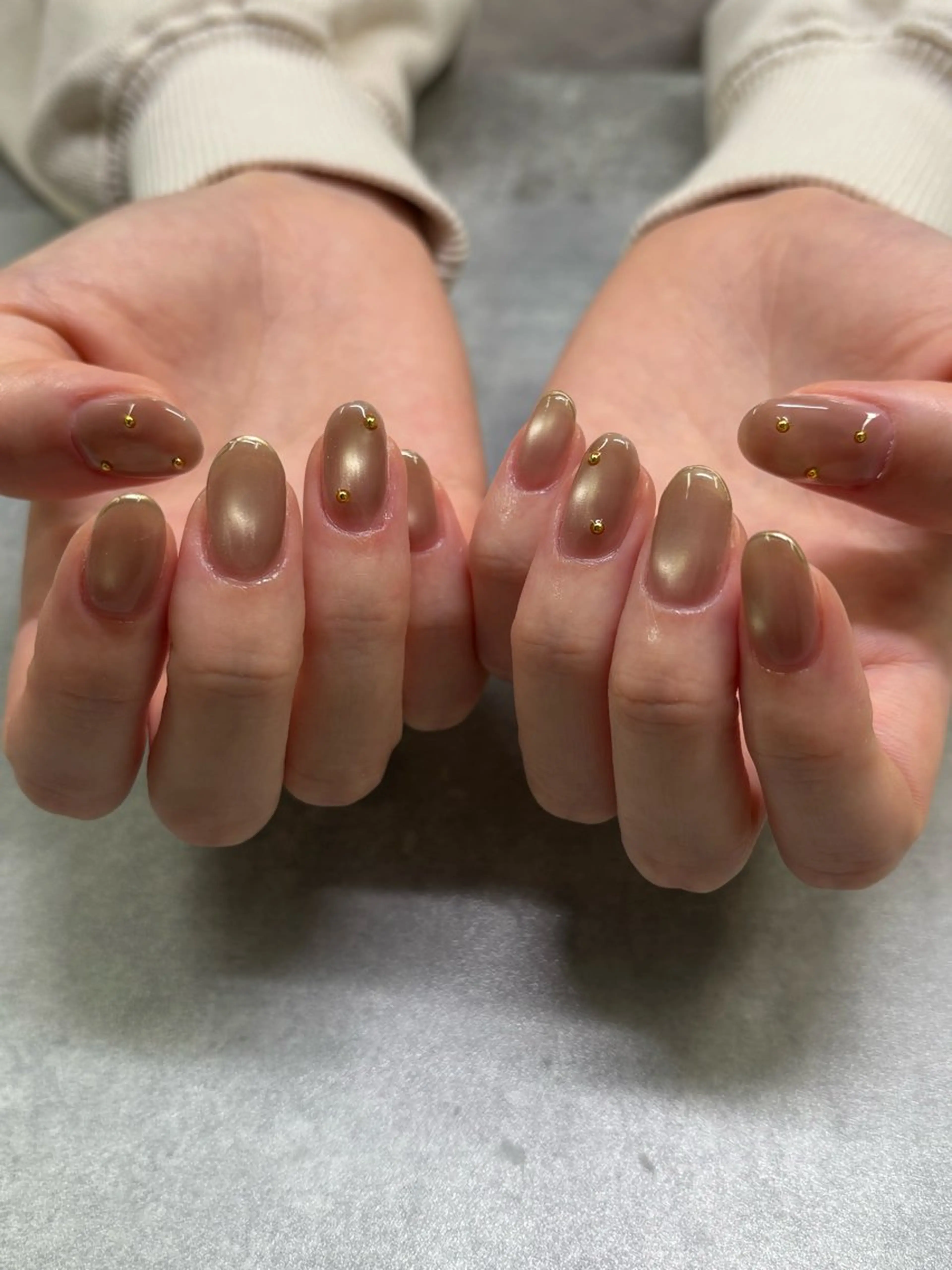 ネイル ミラーネイル GLADnail新宿 arisaのネイルデザイン
