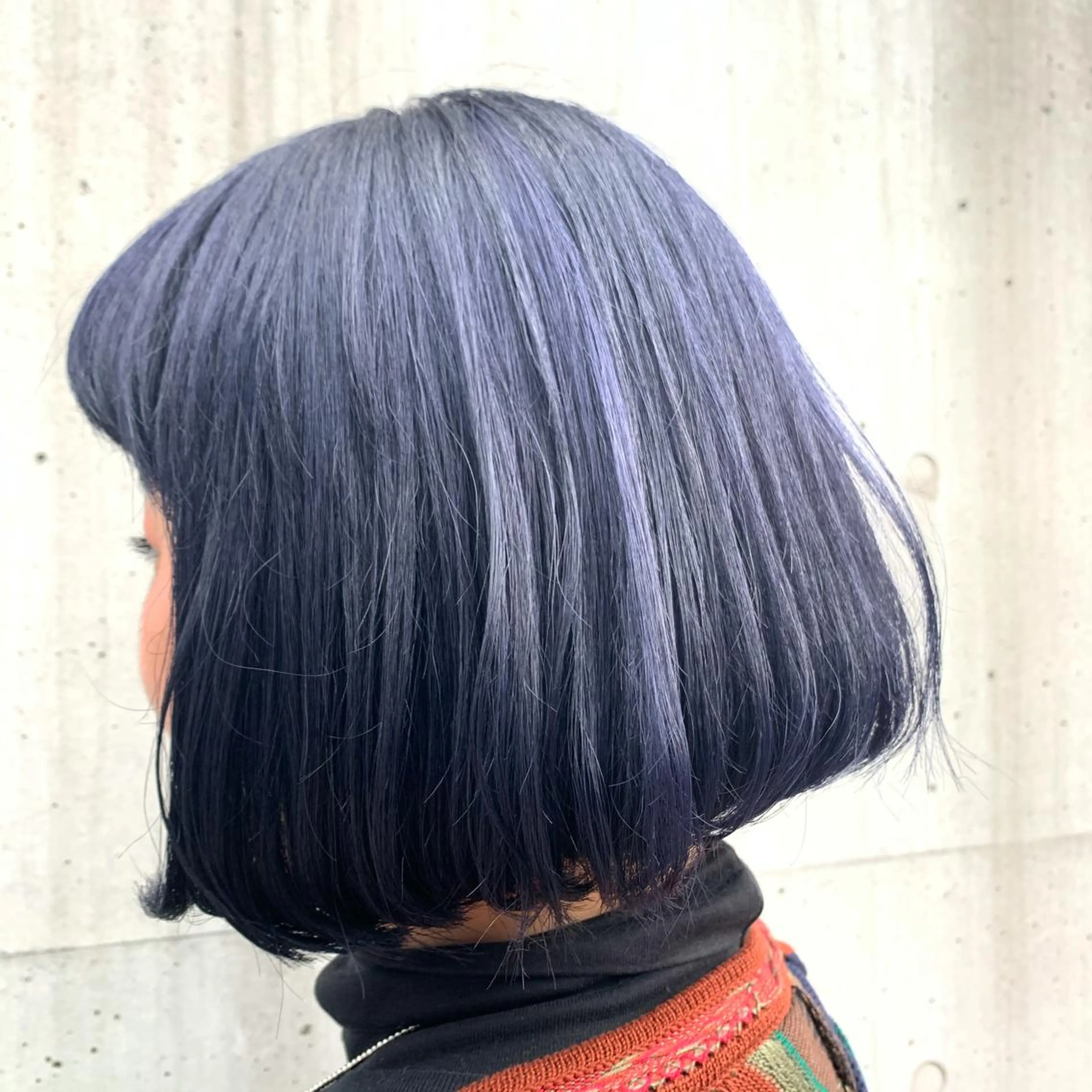 ミディアム カラー ヘアカラー ボブ/インナーカラー ショート/佐野祥子のヘアスタイル