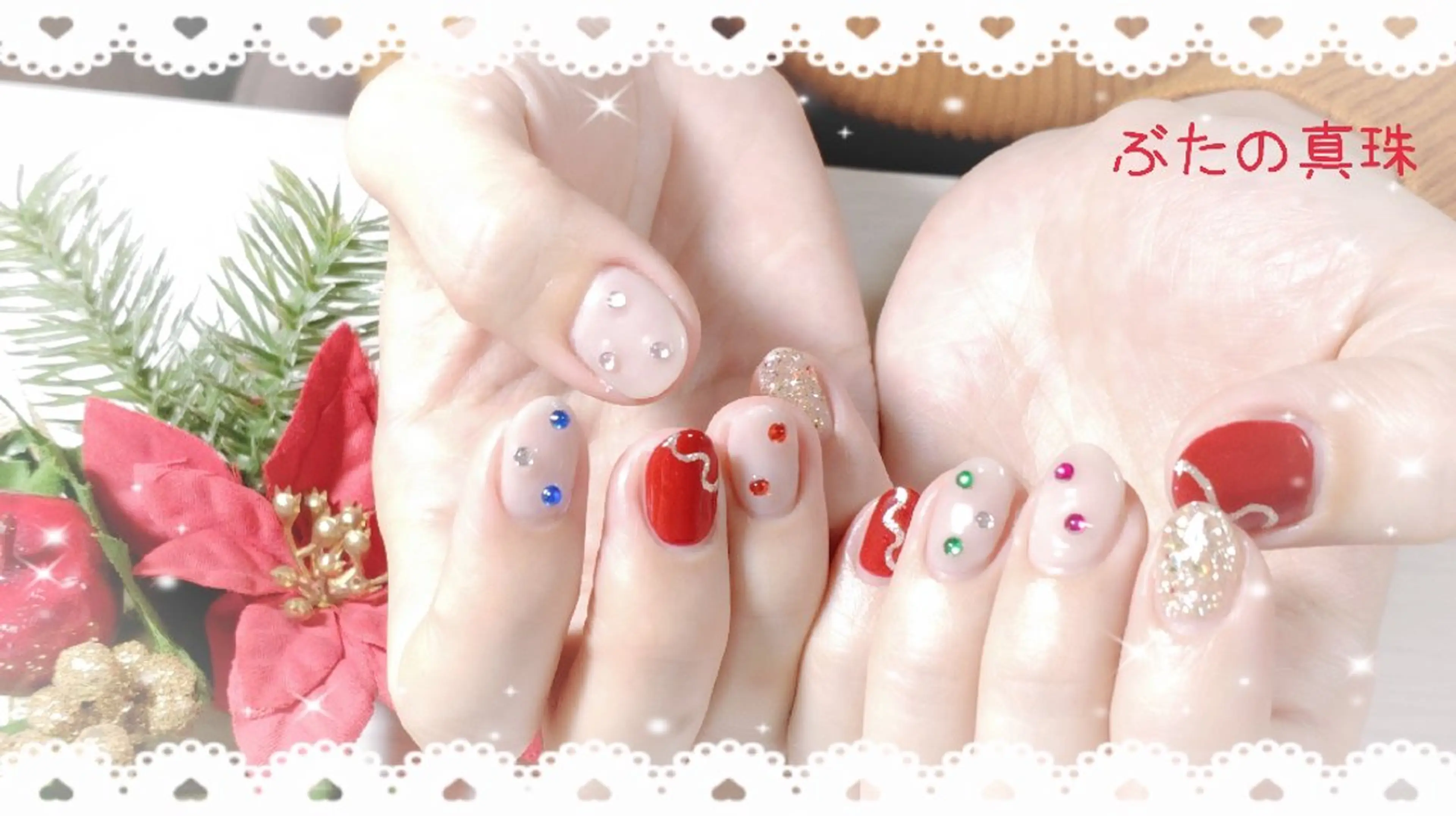 ネイル ハンドネイル 林 珠里のネイルデザイン