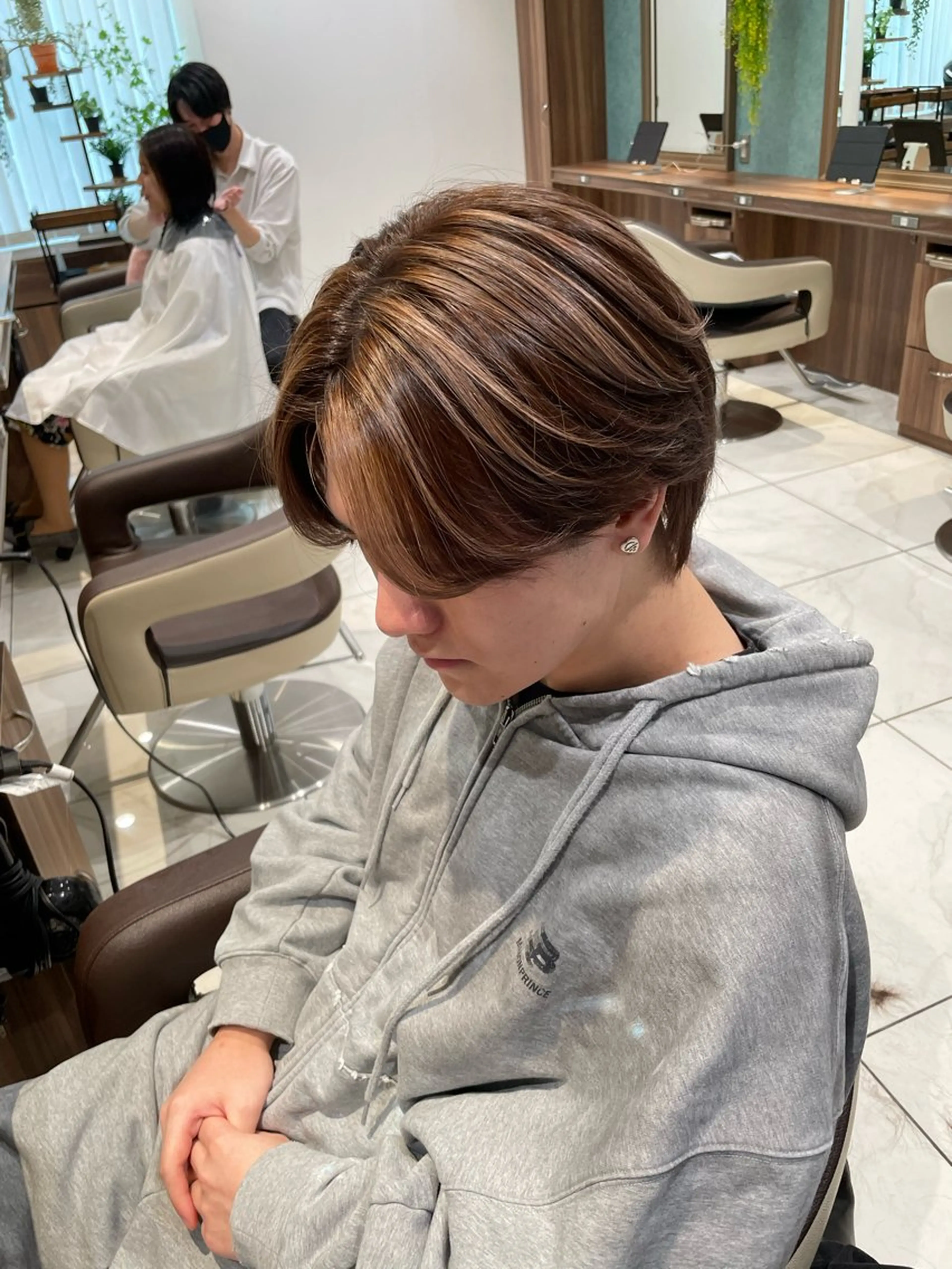 カラー メンズ カット ヘアカラー 🇰🇷韓国ヘア★ 副店長.쿠리타⭐︎のヘアスタイル