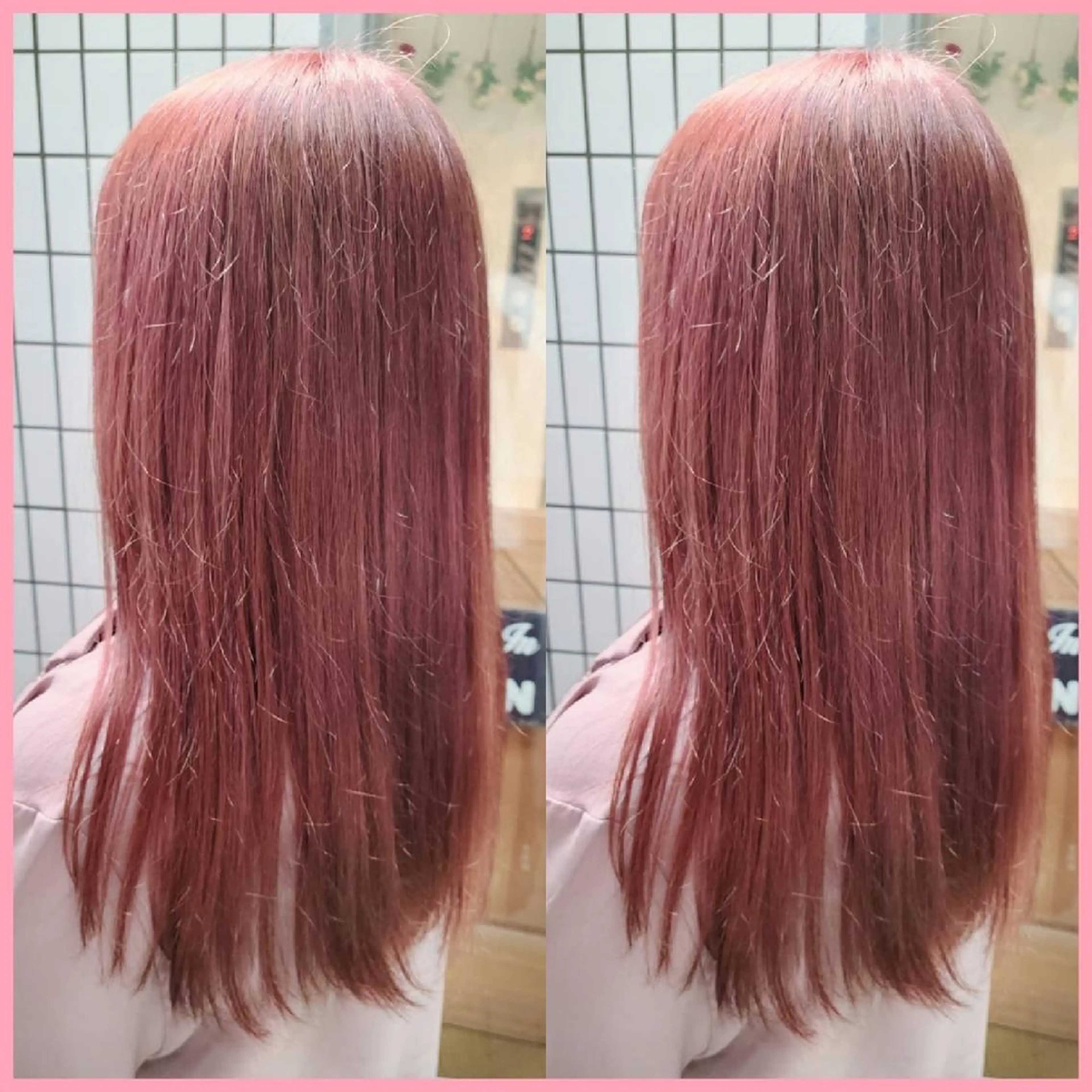 ロング カラー ベージュカラー ブリーチ ボルドーカラー インナーカラー ラベンダーカラー [Lil by  JIL BLAN]所属・田中 孝征のヘアスタイル