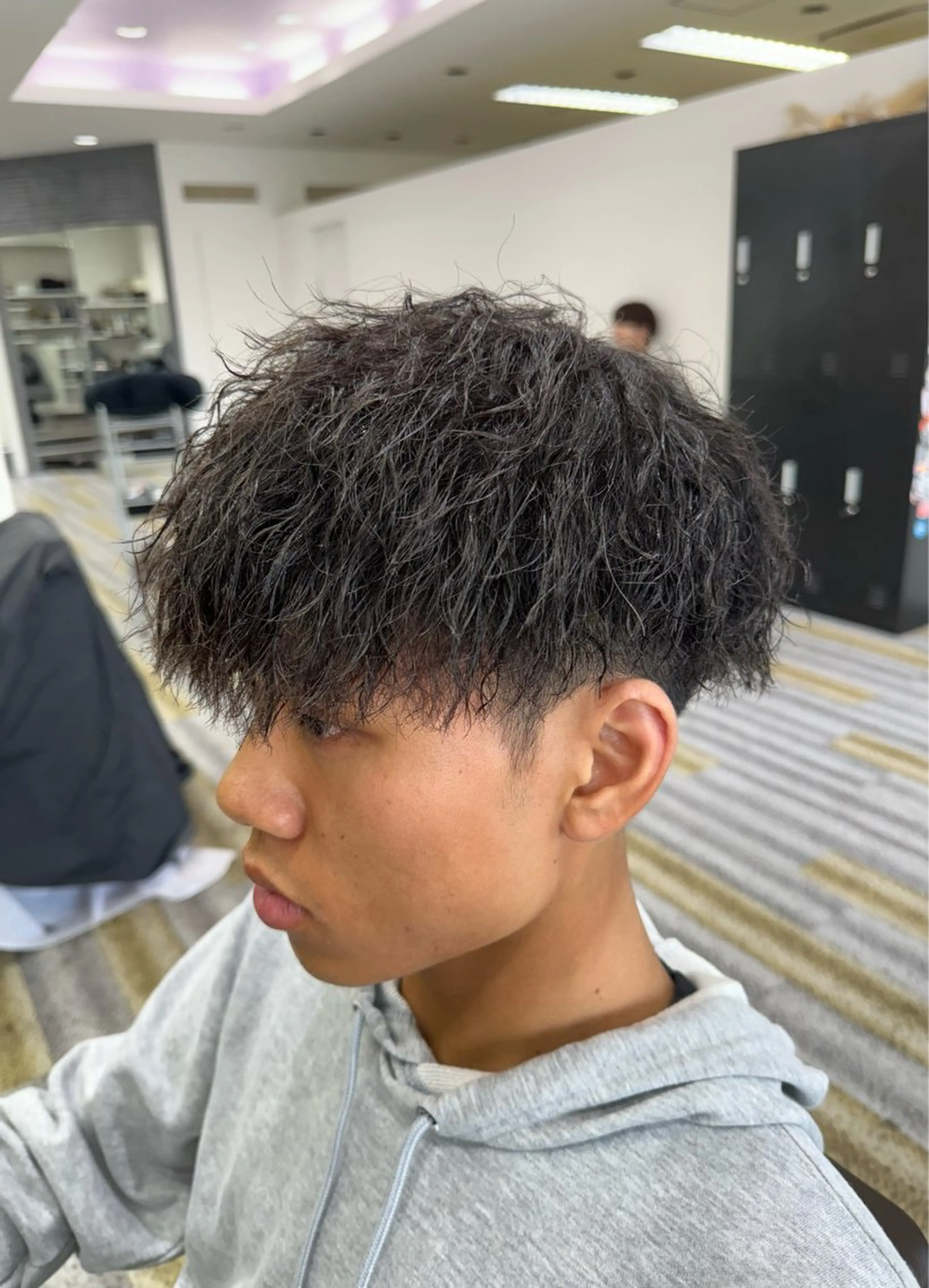 カット＋ツイストスパイラルパーマの写真