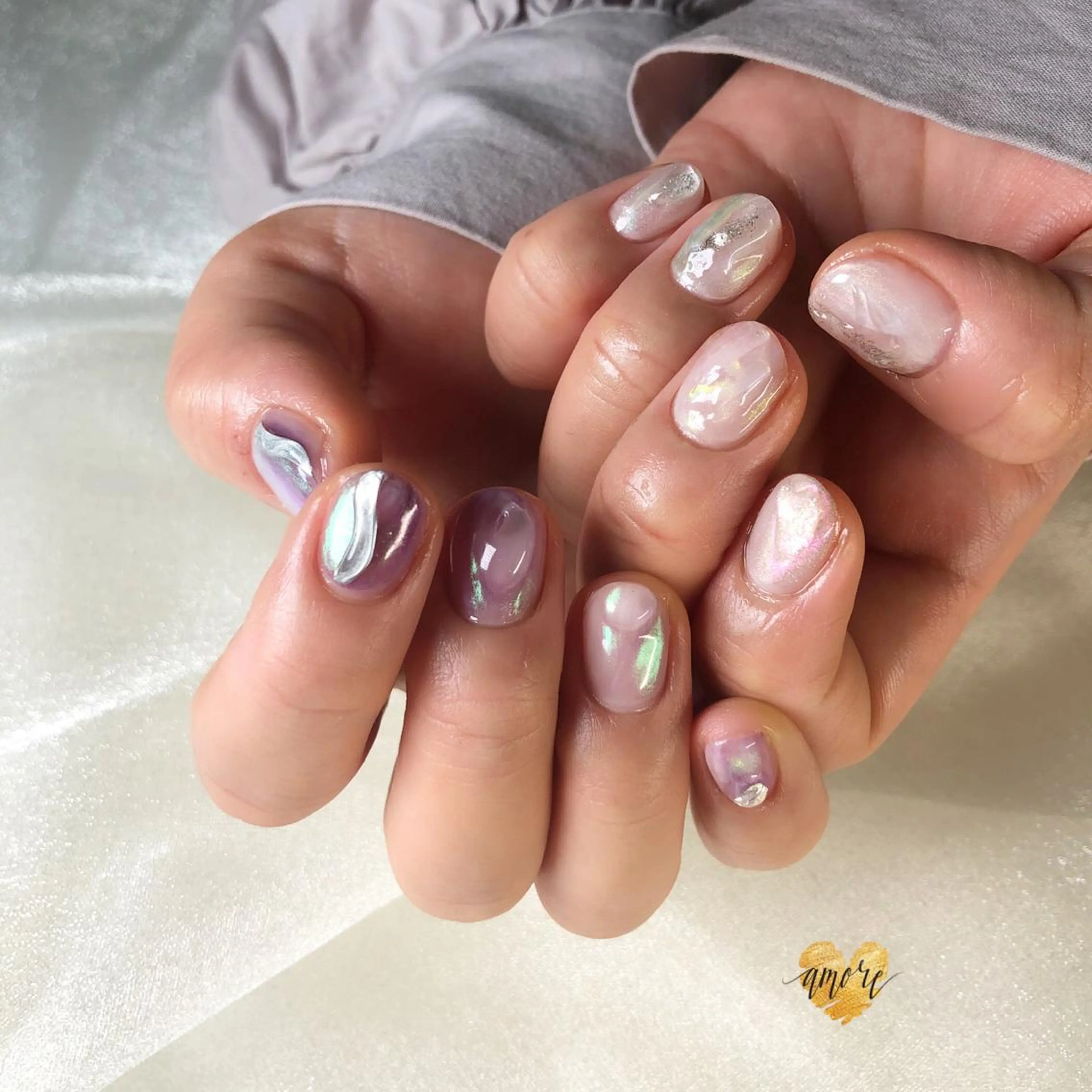 ネイル アートネイル ジェルネイル 氷ネイル・うるうるネイル マグネットネイル マットネイル You kyehwaのネイルデザイン