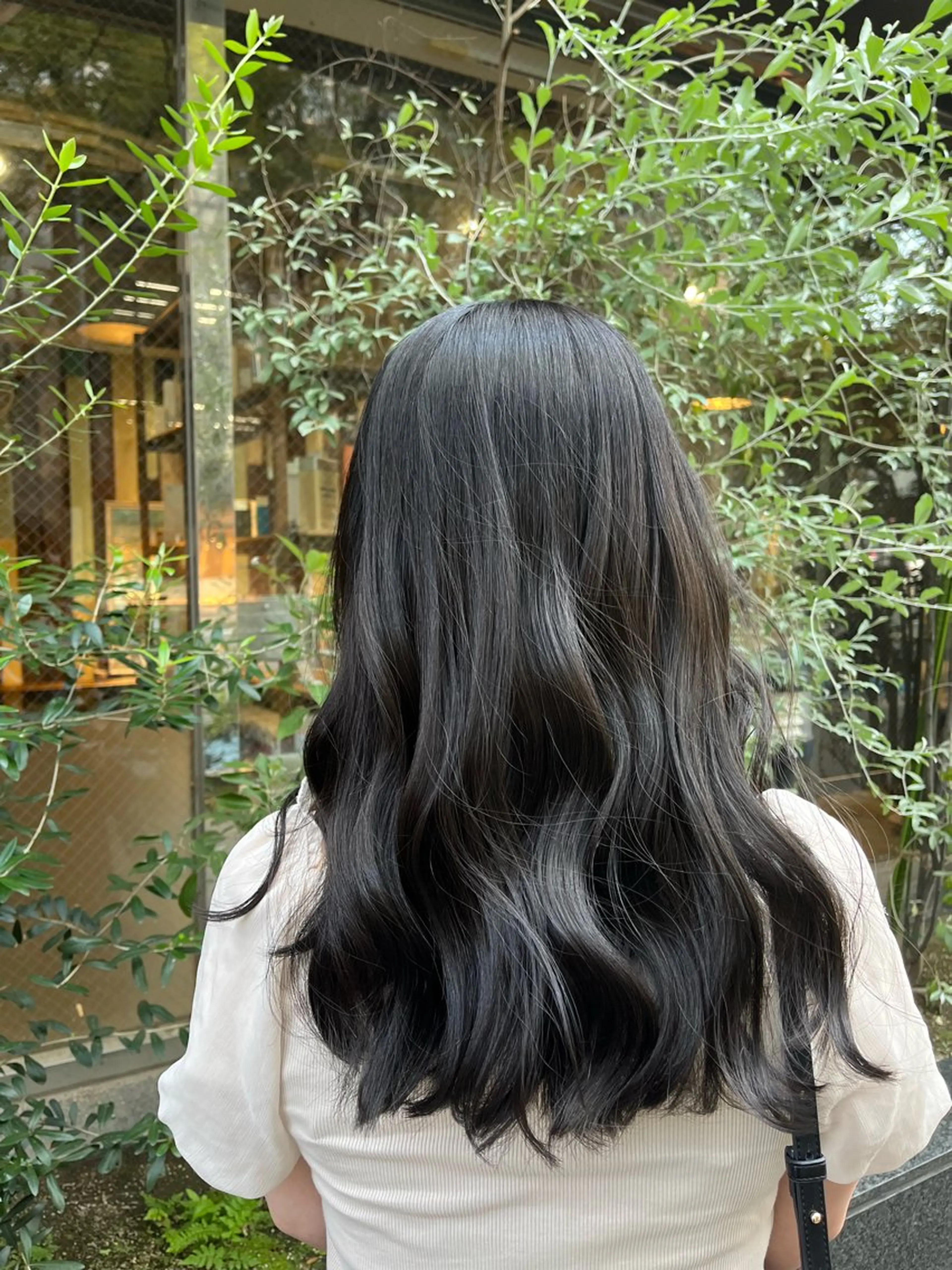 カラー 透明感カラー カット ヘアカラー トリートメント えんぐちとも／透明感 カラー／博多ボブのヘアスタイル