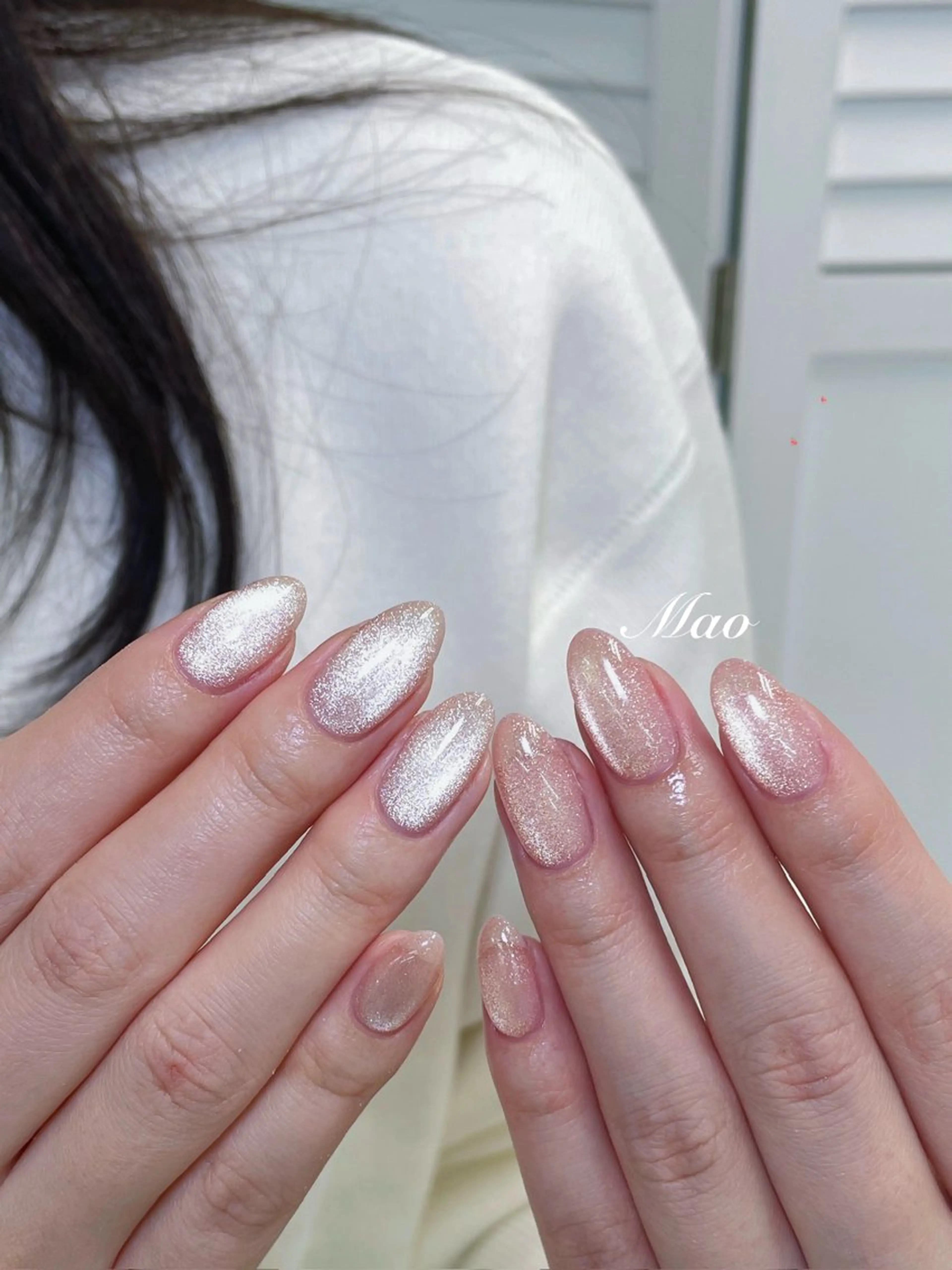 🉐マグネットネイル2色選択可能💎初回オフ無料の写真