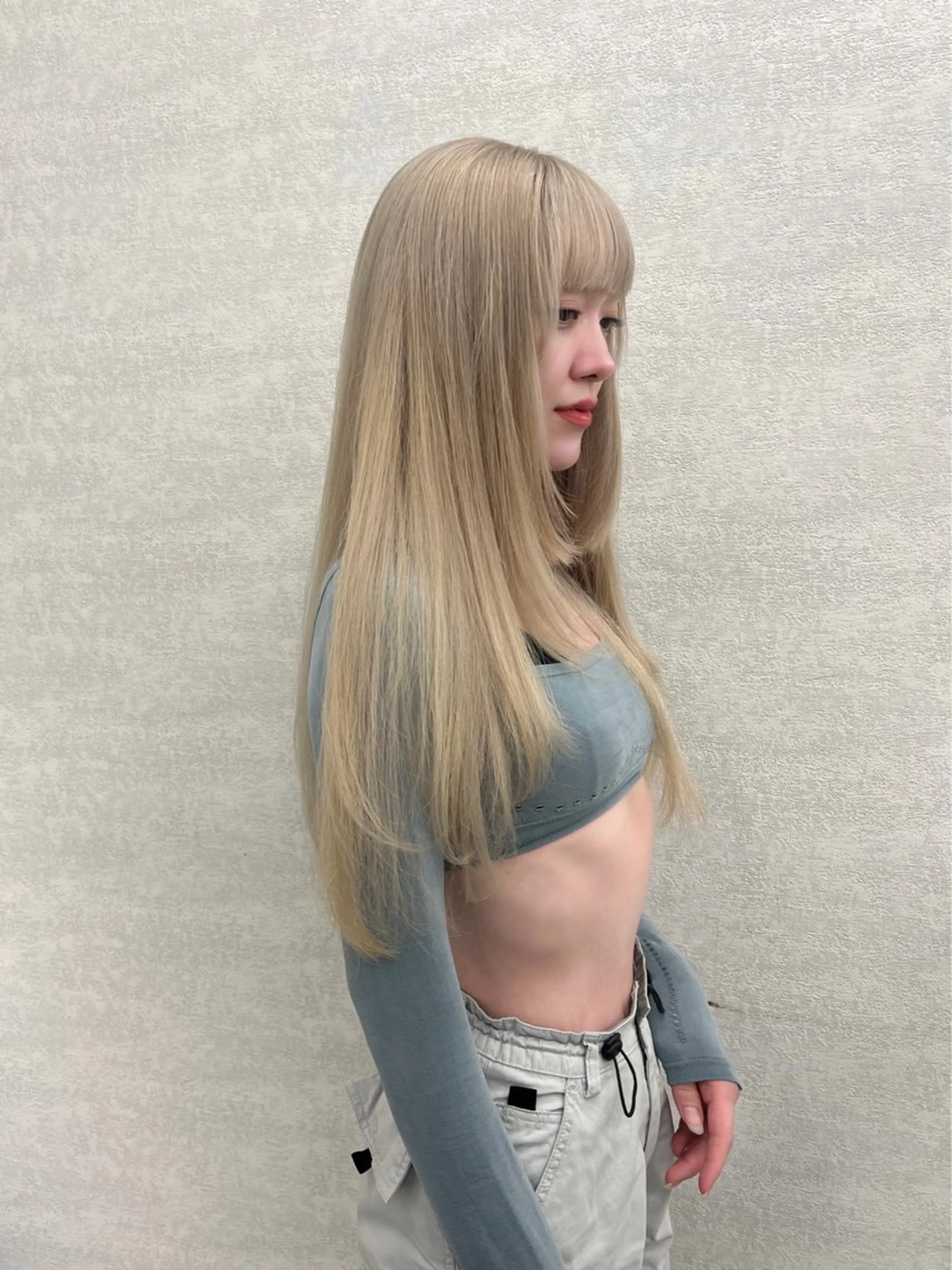 ロング カラー youres hair 髪質改善トリートメント&ヘッドスパ  新宿三丁目店【ユアーズヘア】所属・🦋透明感カラー 👑NODOKA🦋のヘアスタイル