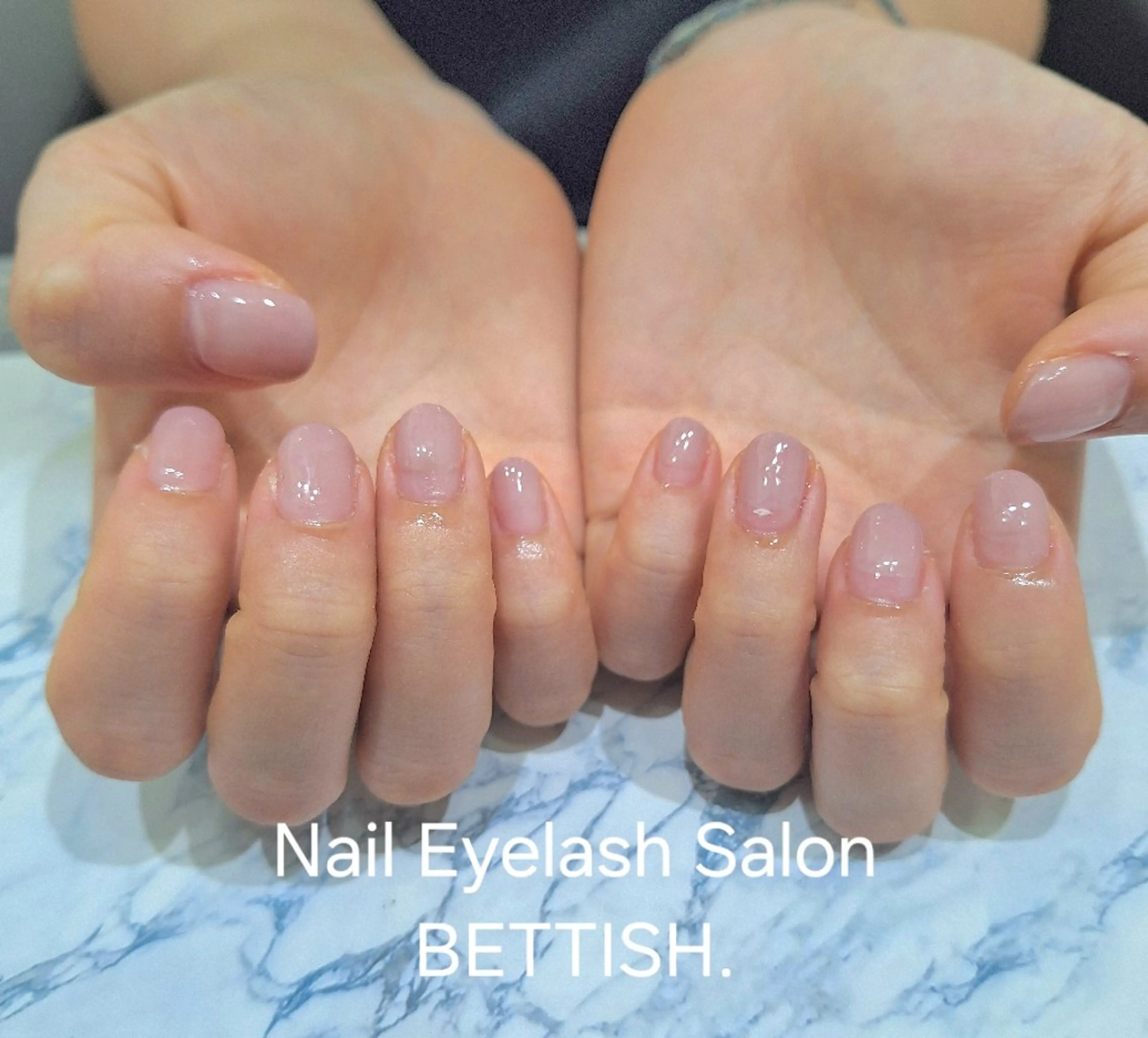 ネイル ピンク ピンクベージュ BETTISH　 　AIRIのネイルデザイン