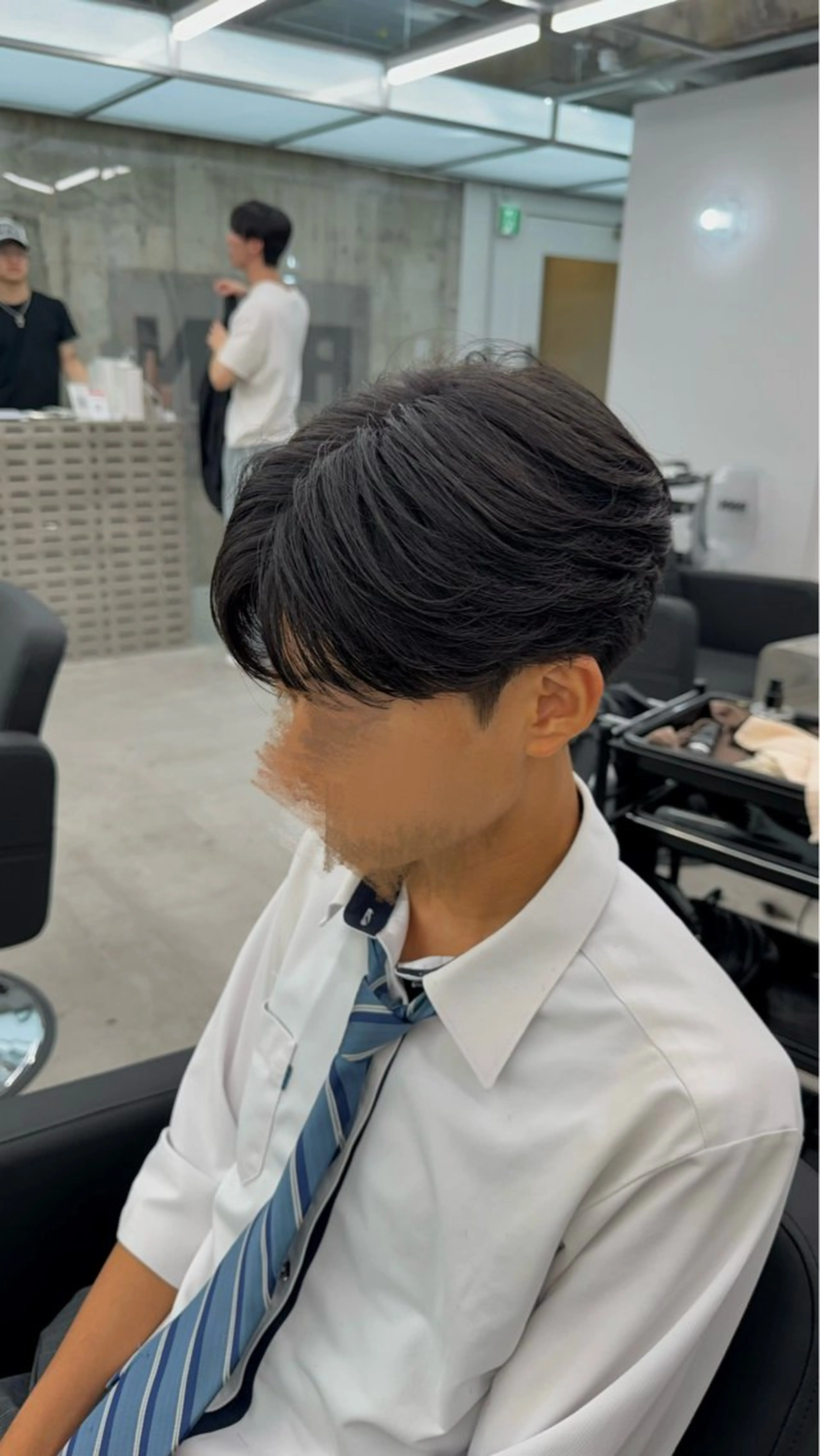 パーマ メンズ カルマパーマ メンズパーマ ニュアンスパーマ カット パーマ rinko/メンズ/ ブリーチカラー/栄のヘアスタイル