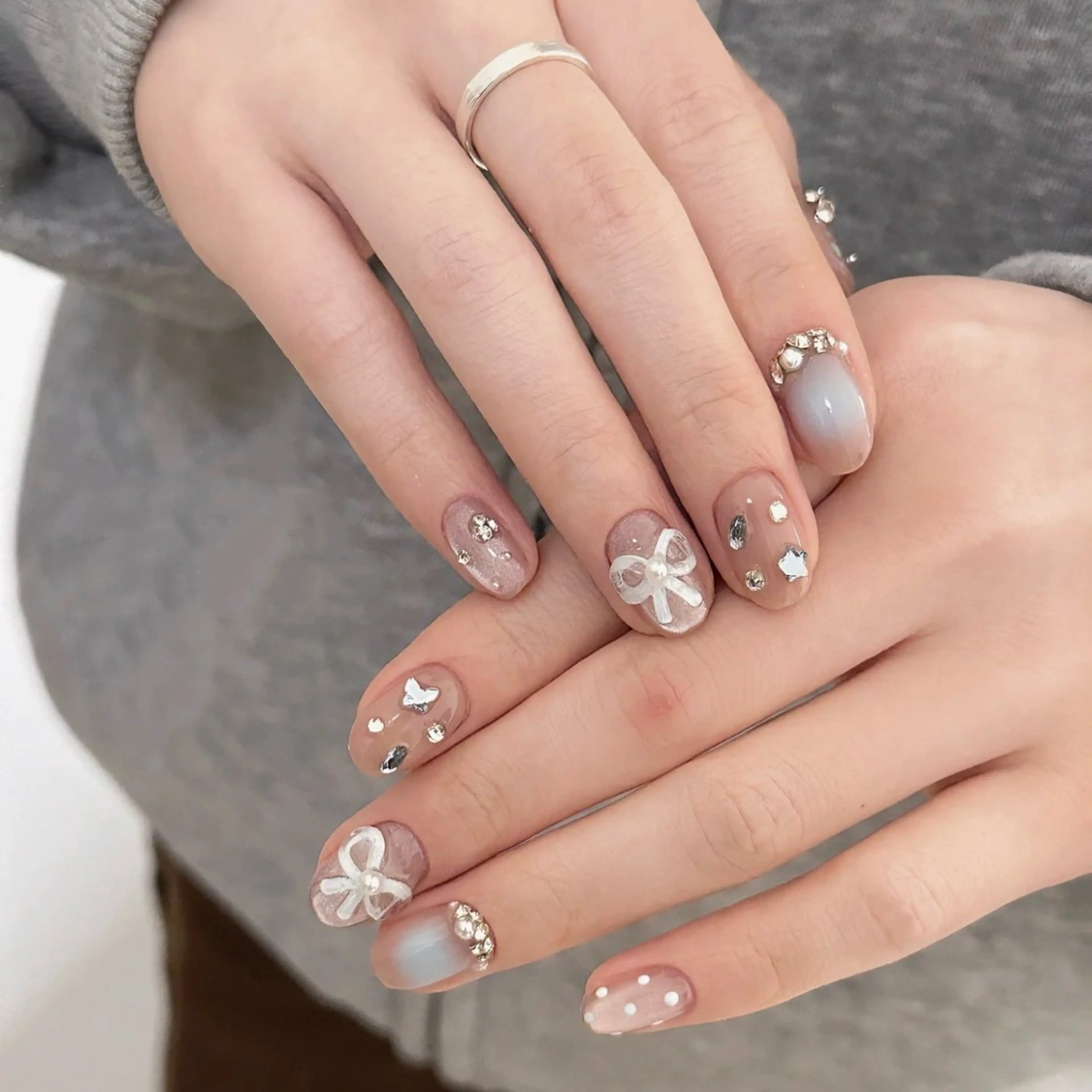 ネイル ハンドネイル By moonネイル 🌷ワンホン/韓国風のネイルデザイン