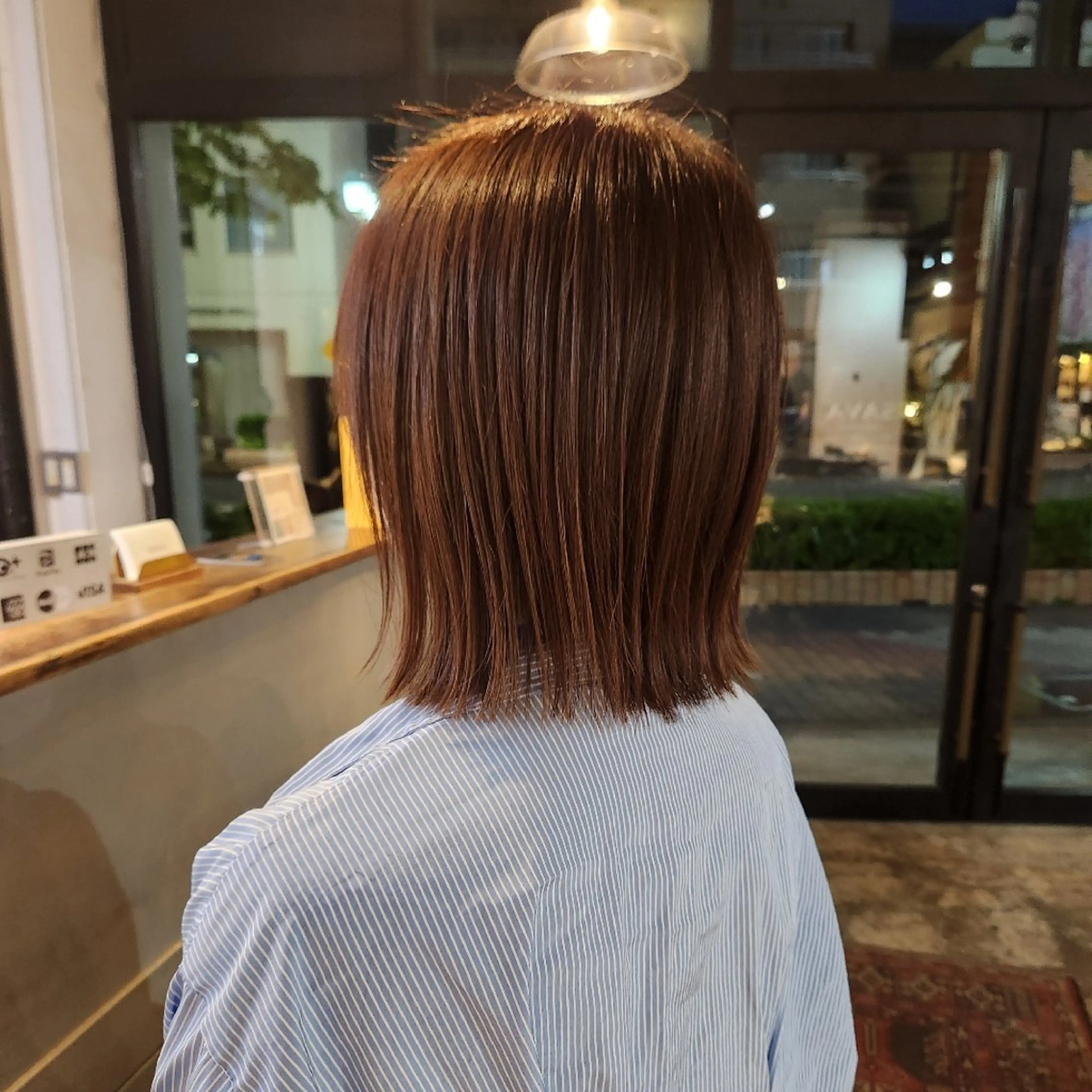 ショート カラー ベージュカラー オリーブベージュ ボブ カット ヘアカラー SAVA keyaki所属・SAVA  ハヤシ マユ ✂のヘアスタイル