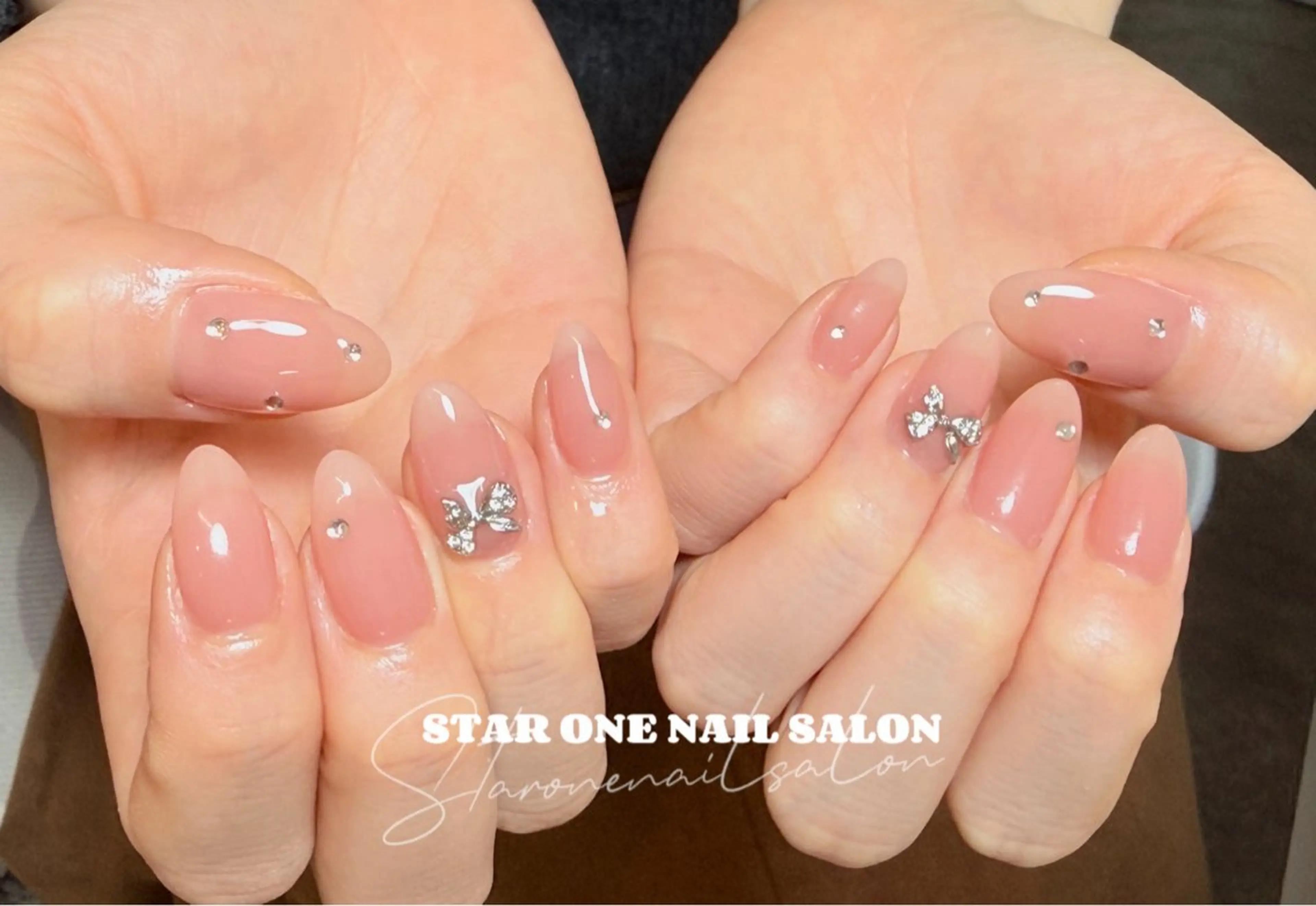 ネイル ハンドネイル 星 あみのネイルデザイン