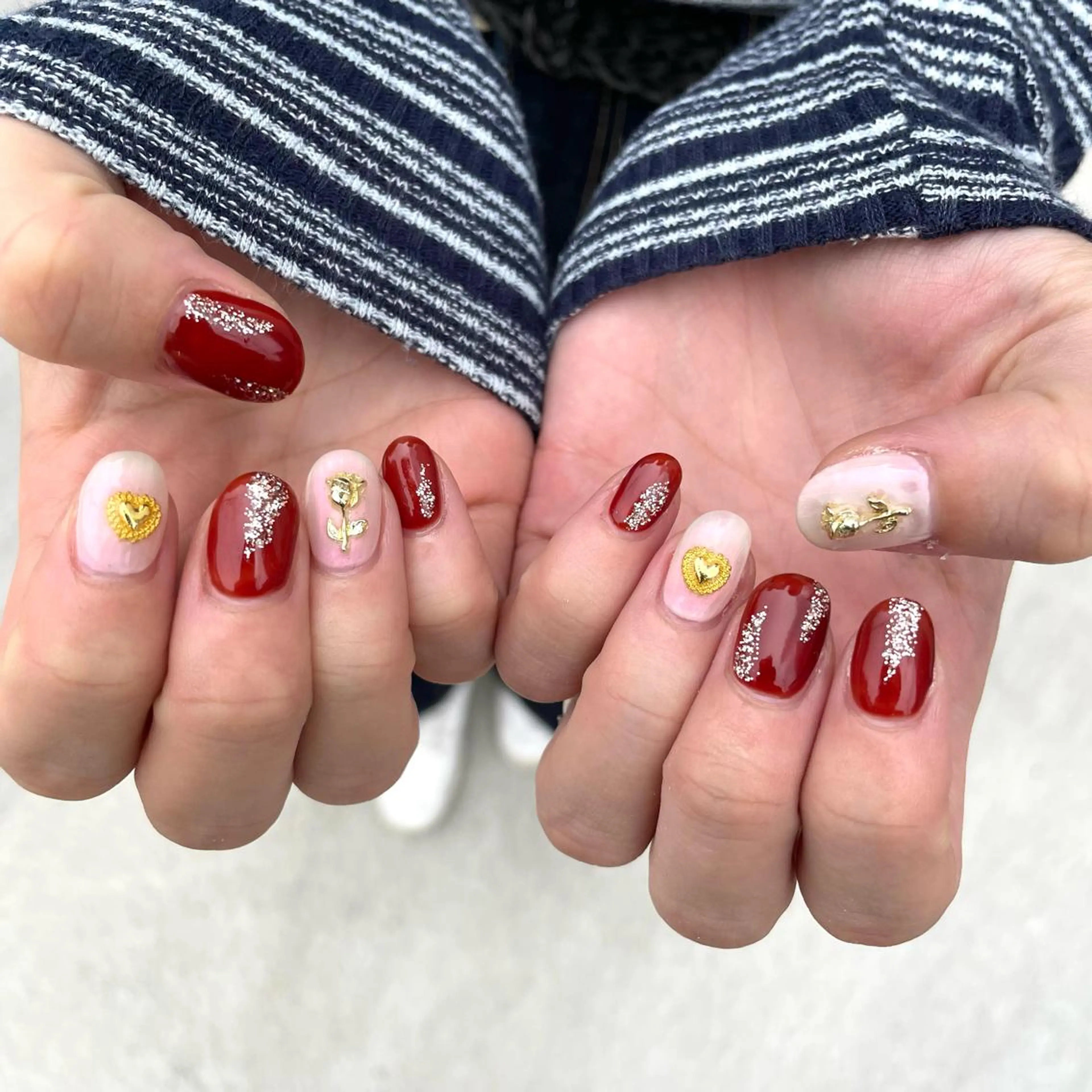 ネイル ハンドネイル Sea  nail by emaのネイルデザイン