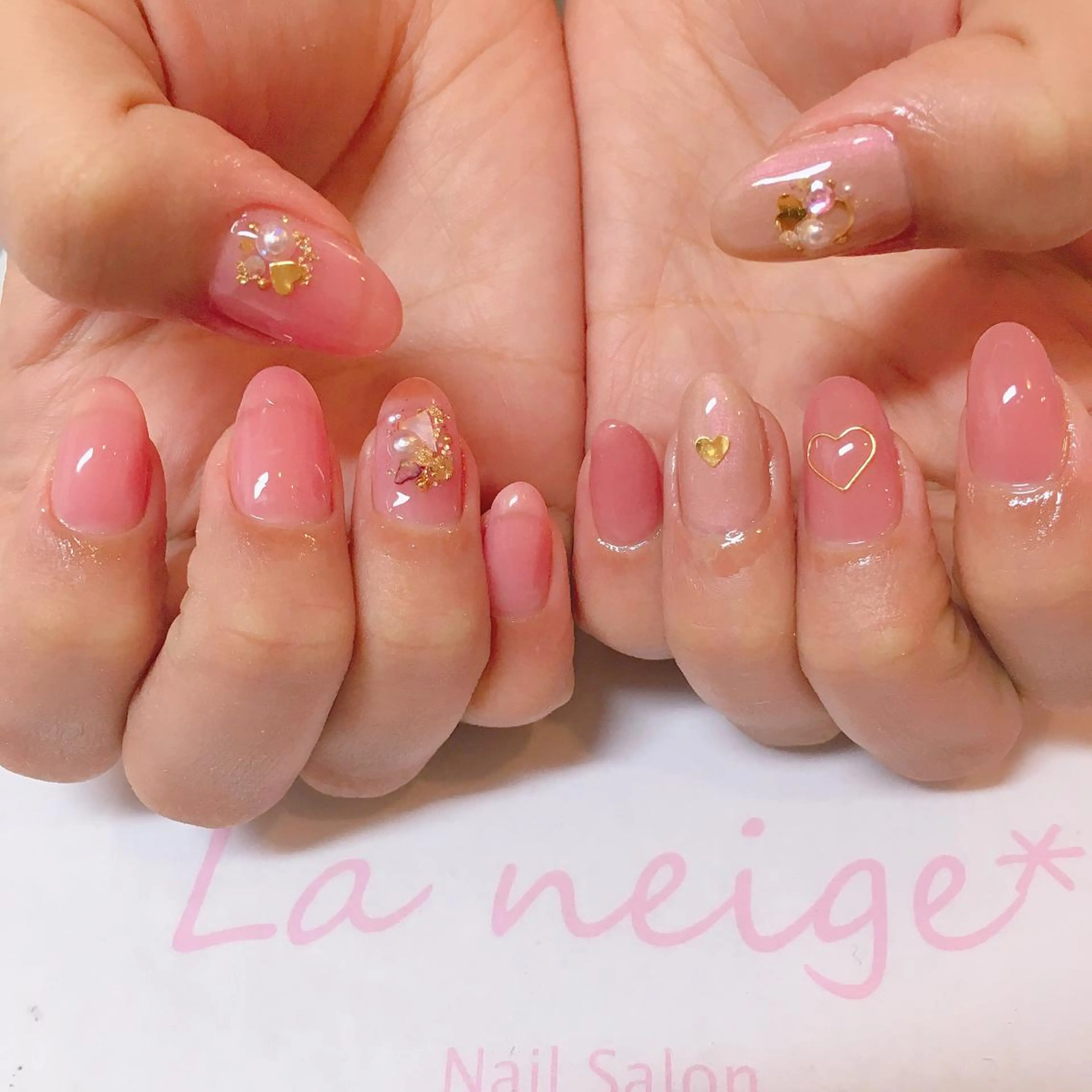 ネイル La neige* yuki 🥯🍑のネイルデザイン