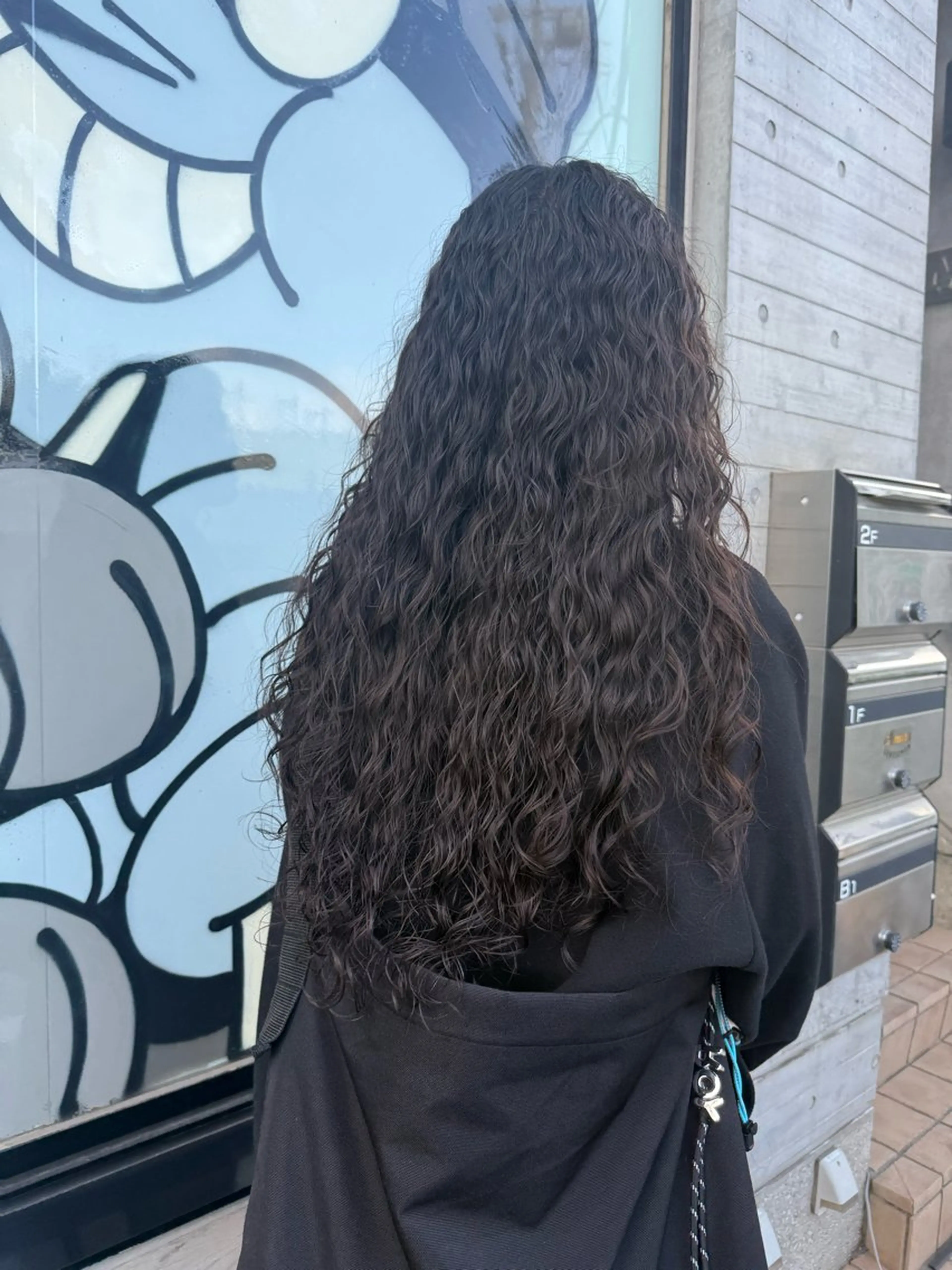 ロング カット パーマ トリートメント デジタルパーマ ウェーブパーマ/神野のヘアスタイル