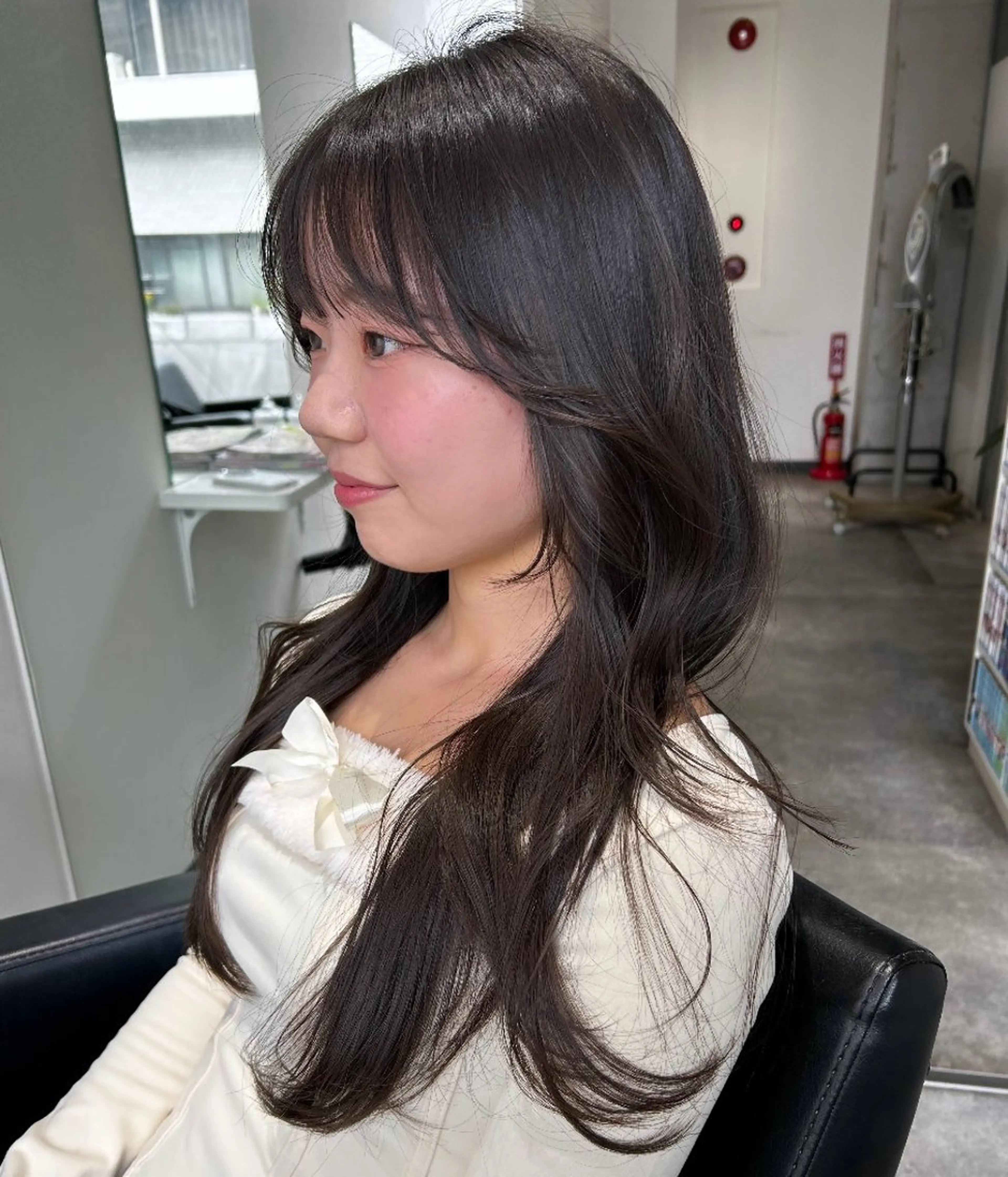 ロング カラー 韓国風ヘア レイヤーカット カット ヘアカラー risako🇰🇷 韓国ヘア/レイヤーのヘアスタイル