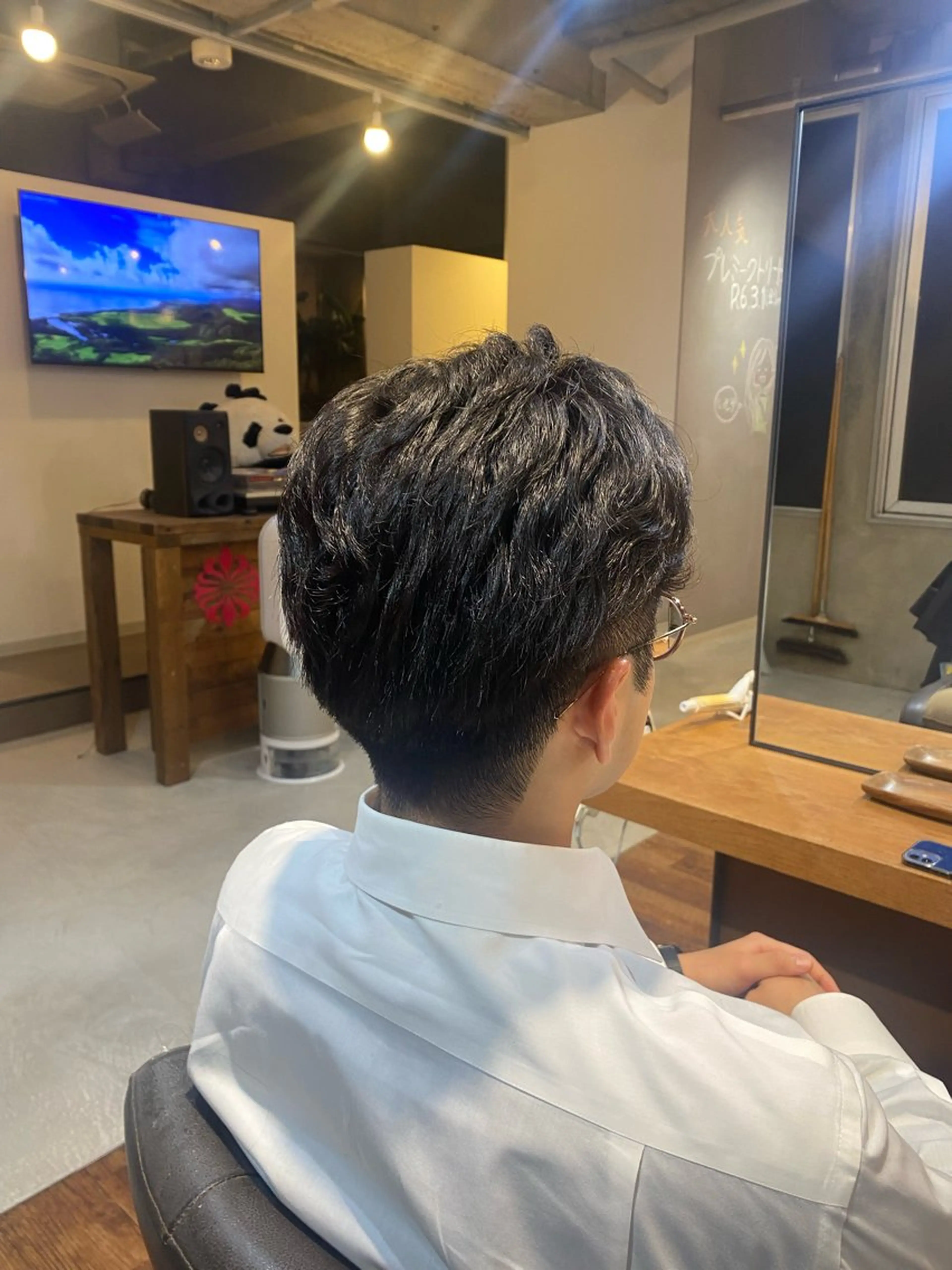 メンズ メンズパーマ カット パーマ ロカリタ キョウト所属・山形 梨沙のヘアスタイル