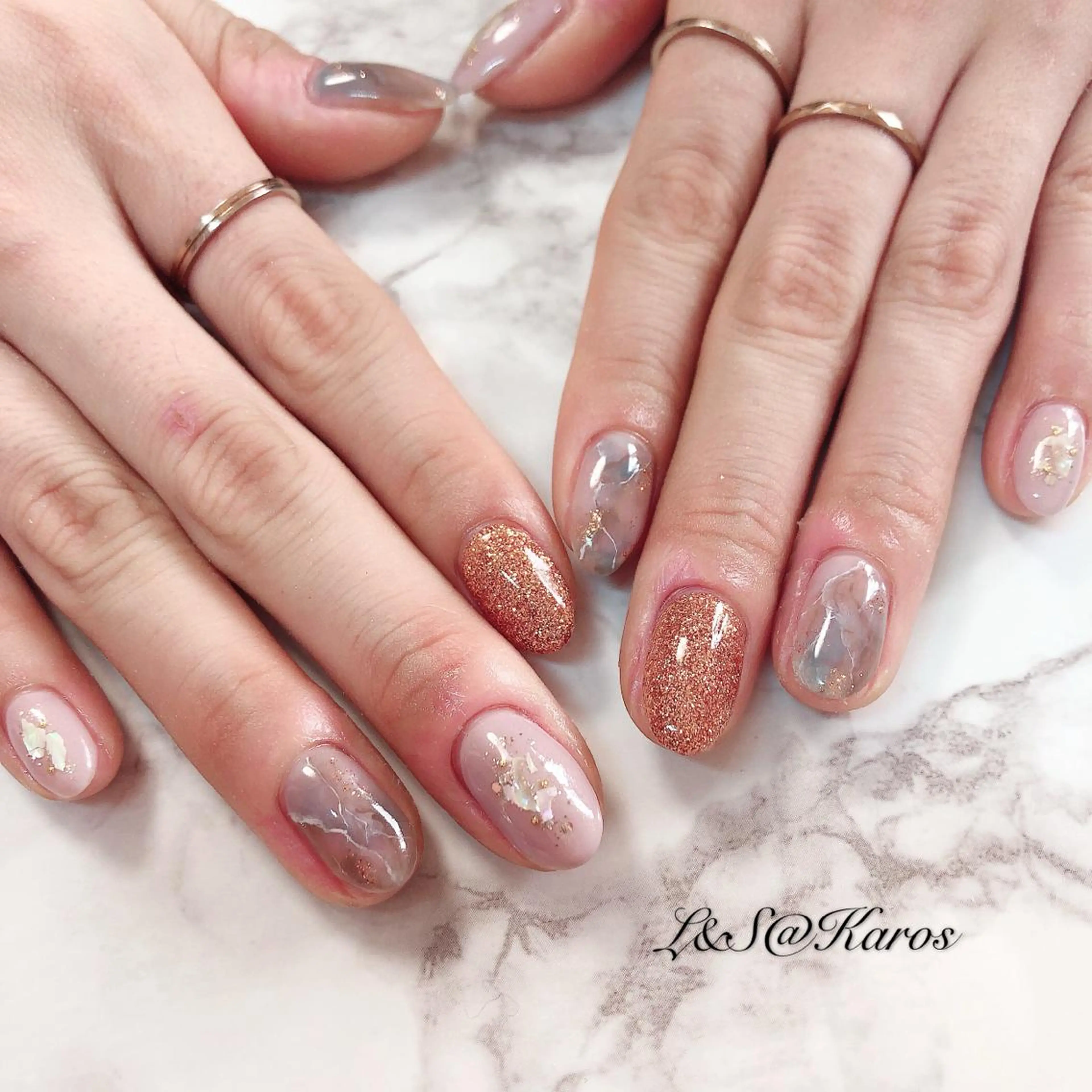 ネイル ハンドネイル L&S@Karos所属・L&S@ Karosのネイルデザイン