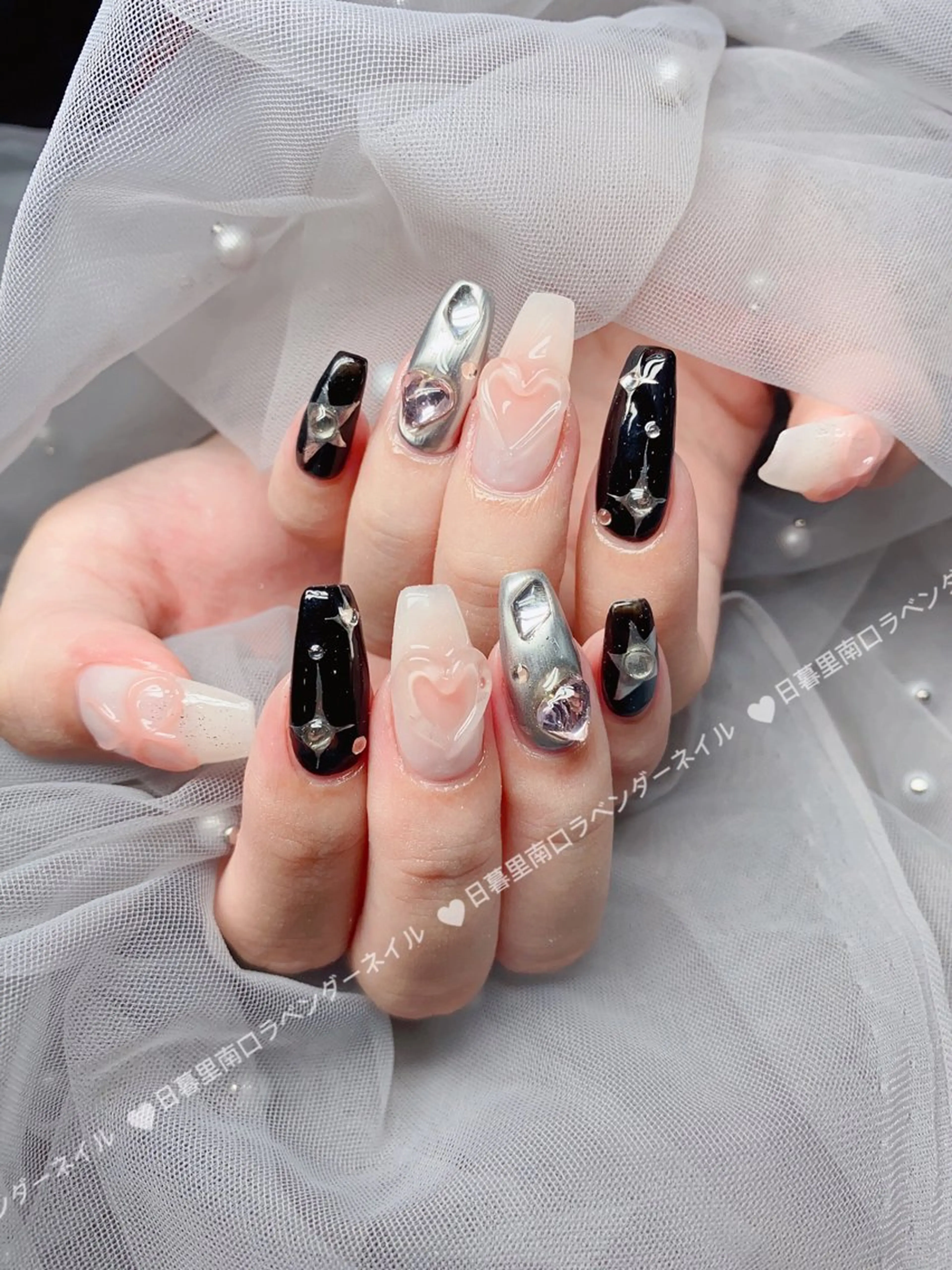 ネイル ラベンダー💖日暮里 ルル💖ネイルのネイルデザイン