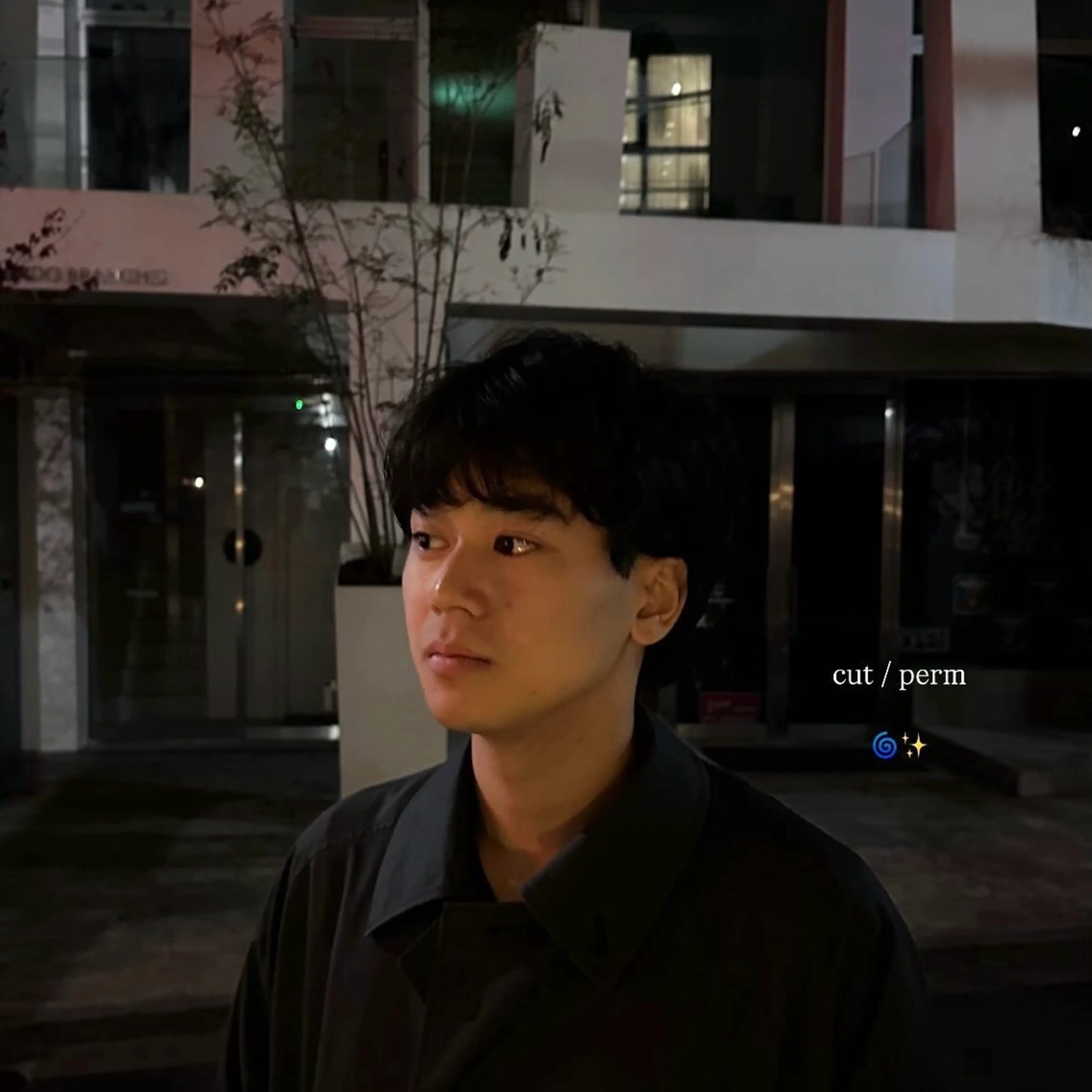 ショート カラー パーマ メンズ カット パーマ トリートメント Lomalia Rukaのヘアスタイル