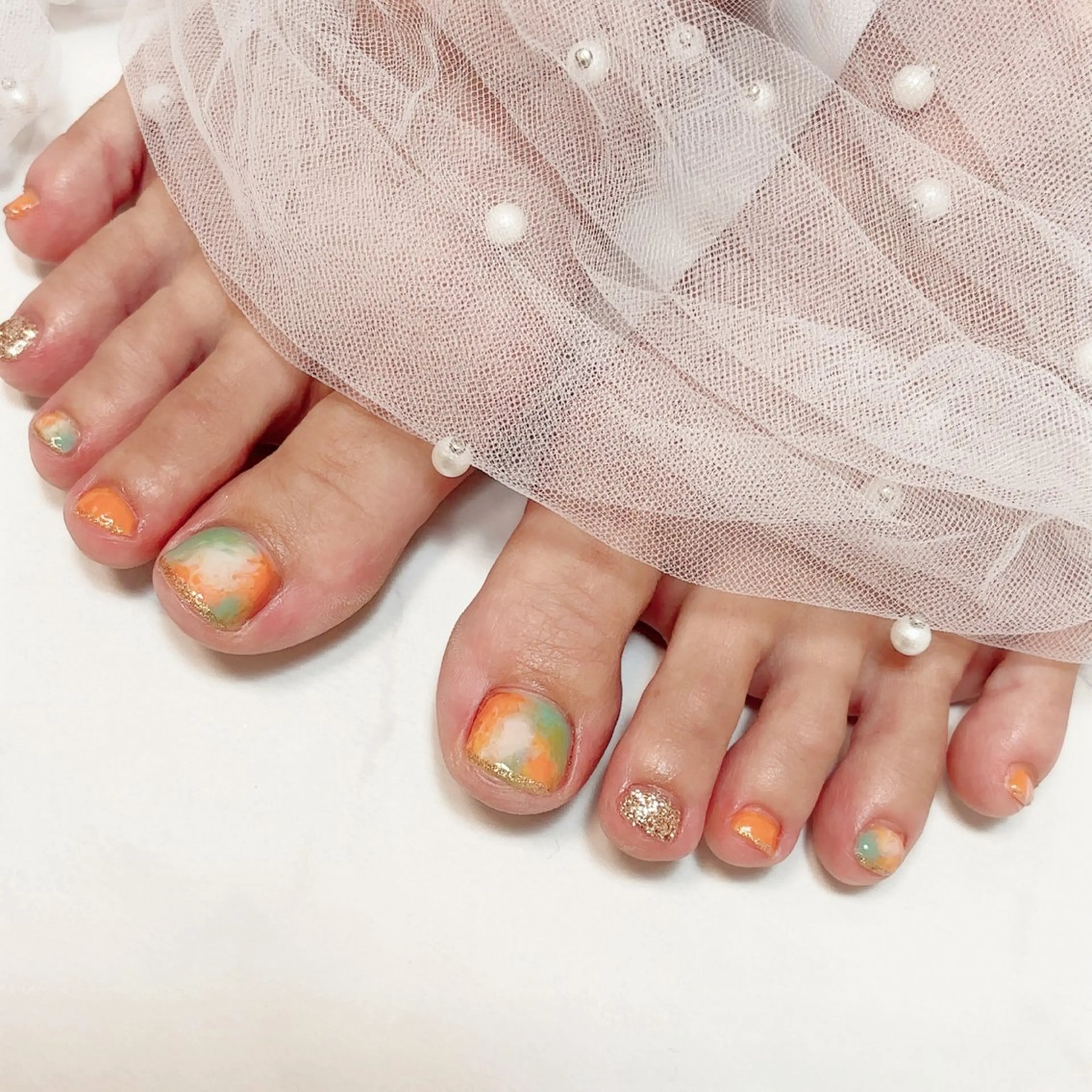 ネイル フットネイル San＆Lily madokaのネイルデザイン