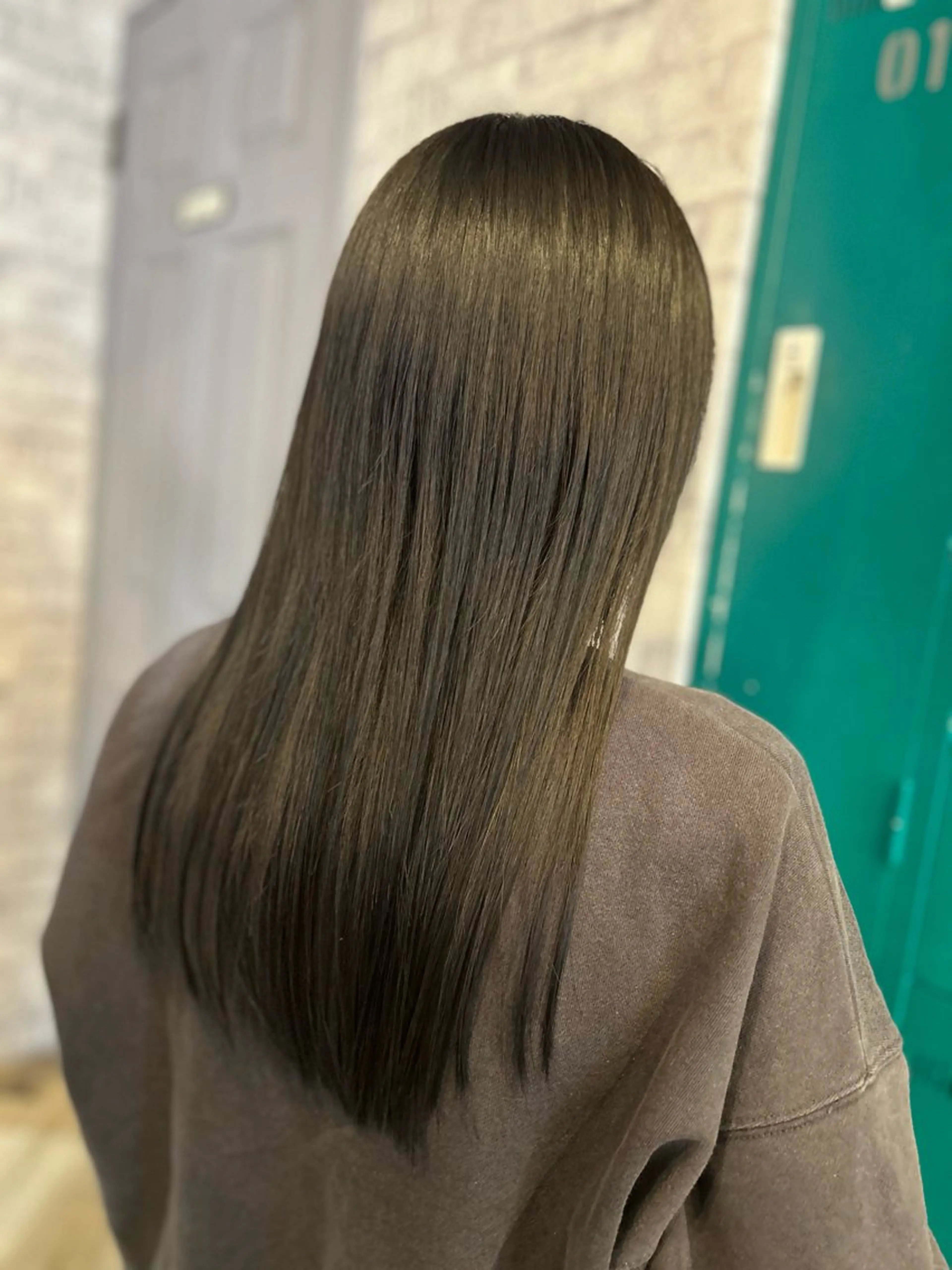 セミロング カット ヘアカラー トリートメント agu hair fonte   大泉学園所属・園田 彩音のヘアスタイル