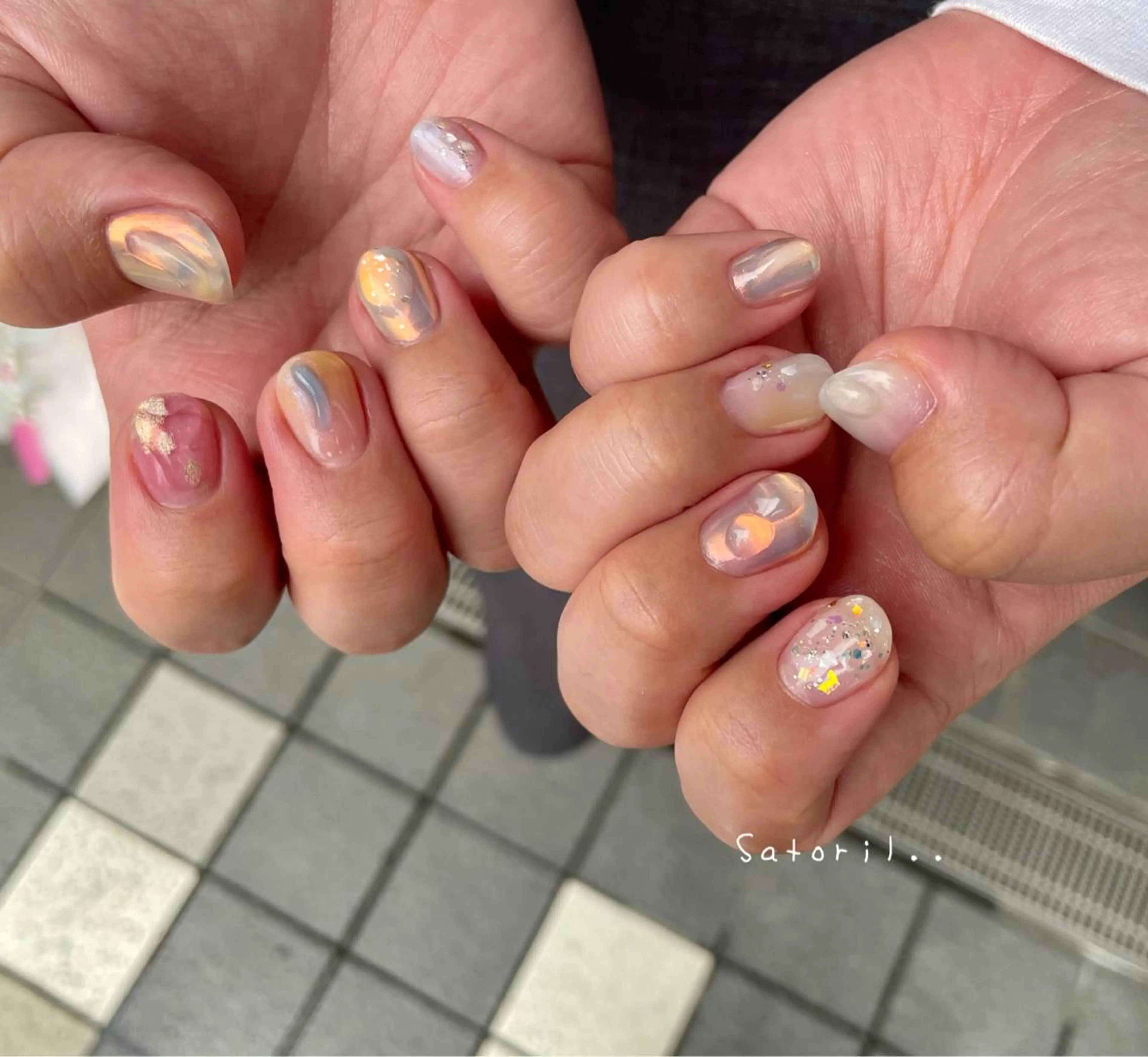 ネイル キラキラネイル Satoril..nail room所属・satoril.. nail roomのネイルデザイン