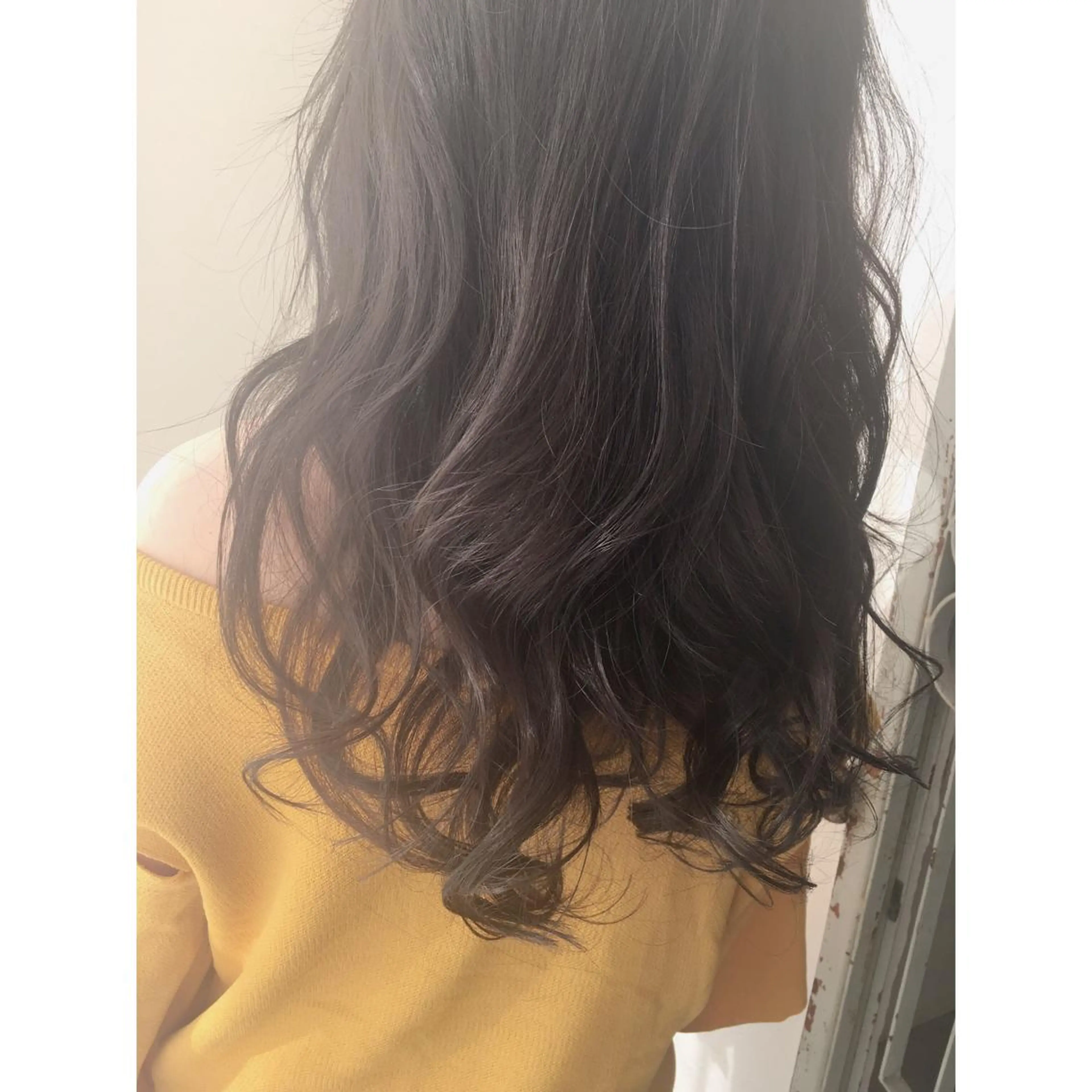 ロング カラー ハイライトカラー ハイライト カット ヘアカラー fio マナミのヘアスタイル