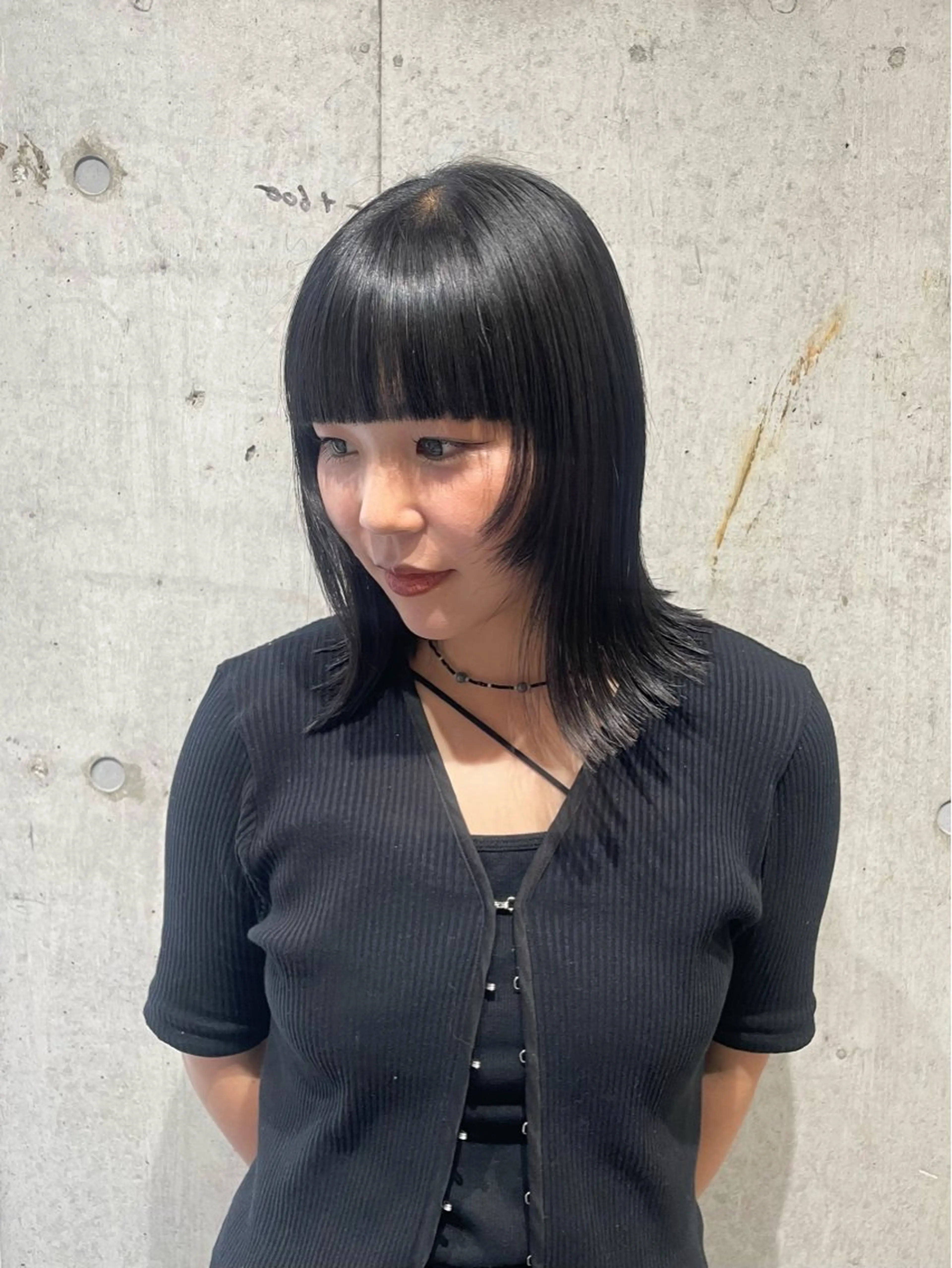 【人気No.2🪐✨】ワンカラー＋前髪顔まわりカット＋オージュアトリートメント　5000円の写真