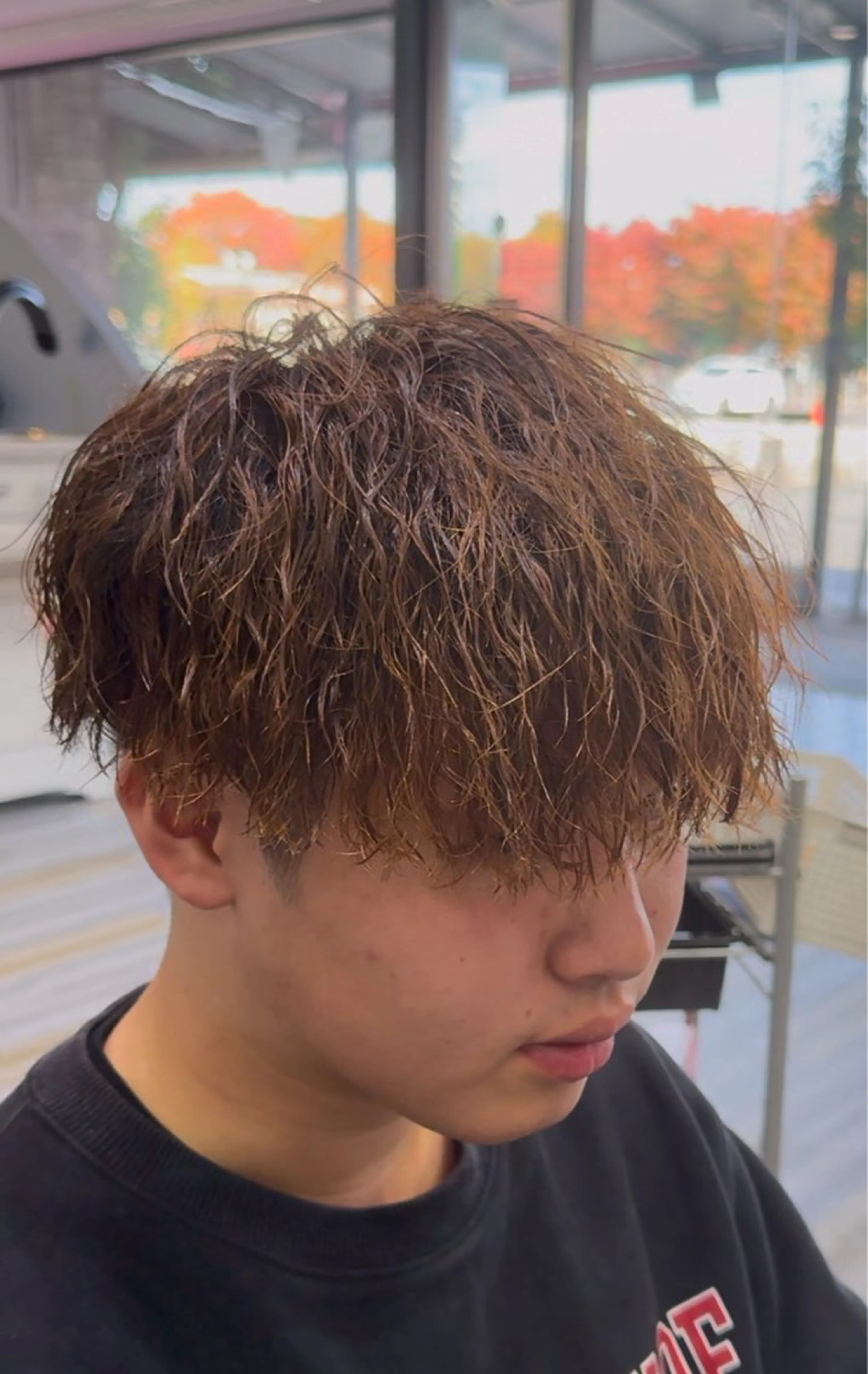 ショート パーマ メンズ カット パーマ 【メンズ特化】岩瀬 武【メンズパーマ】のヘアスタイル