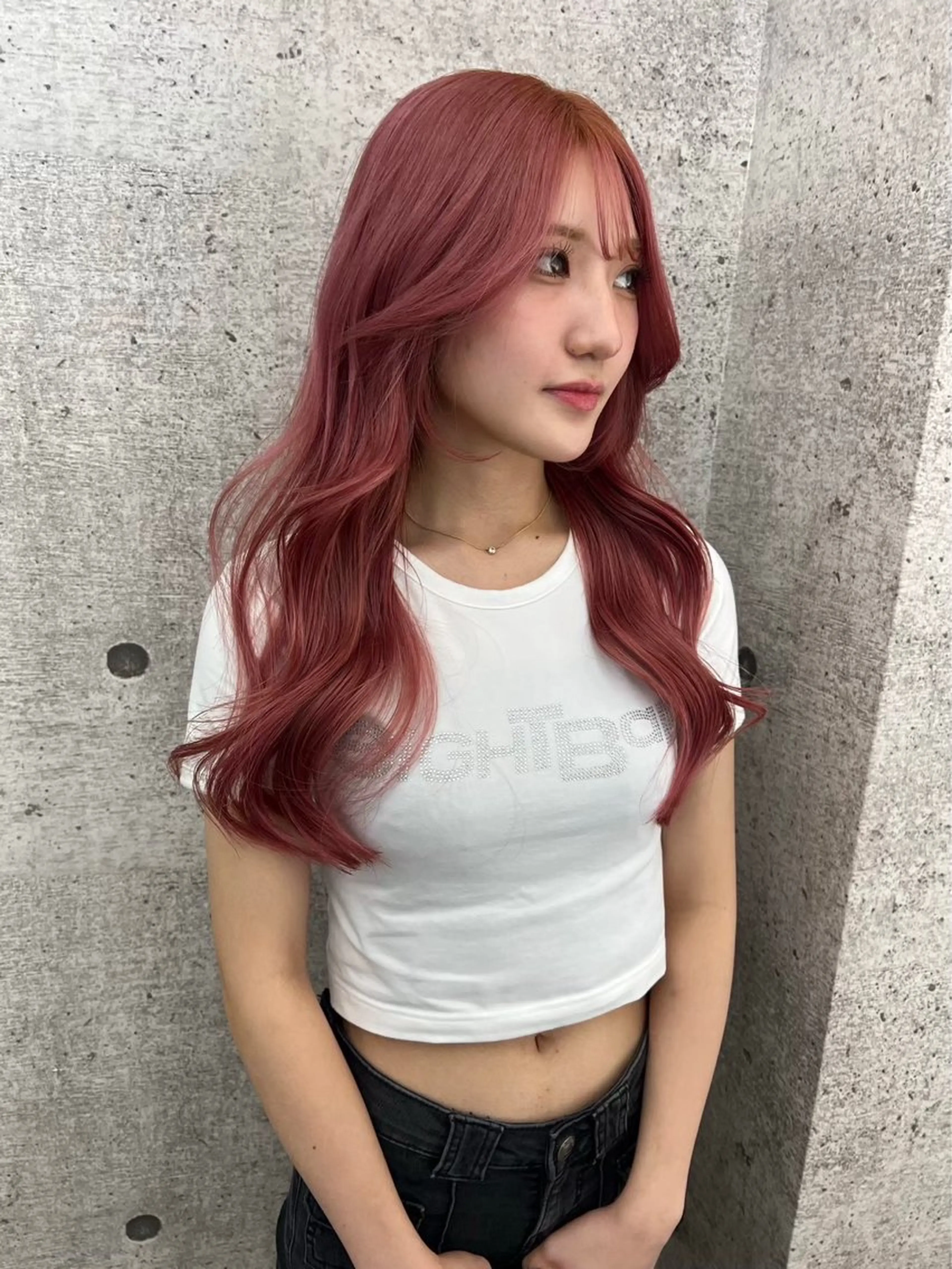 ロング レイヤーカット ヘアカラー トリートメント ヘッドスパ 堤 翔平のヘアスタイル