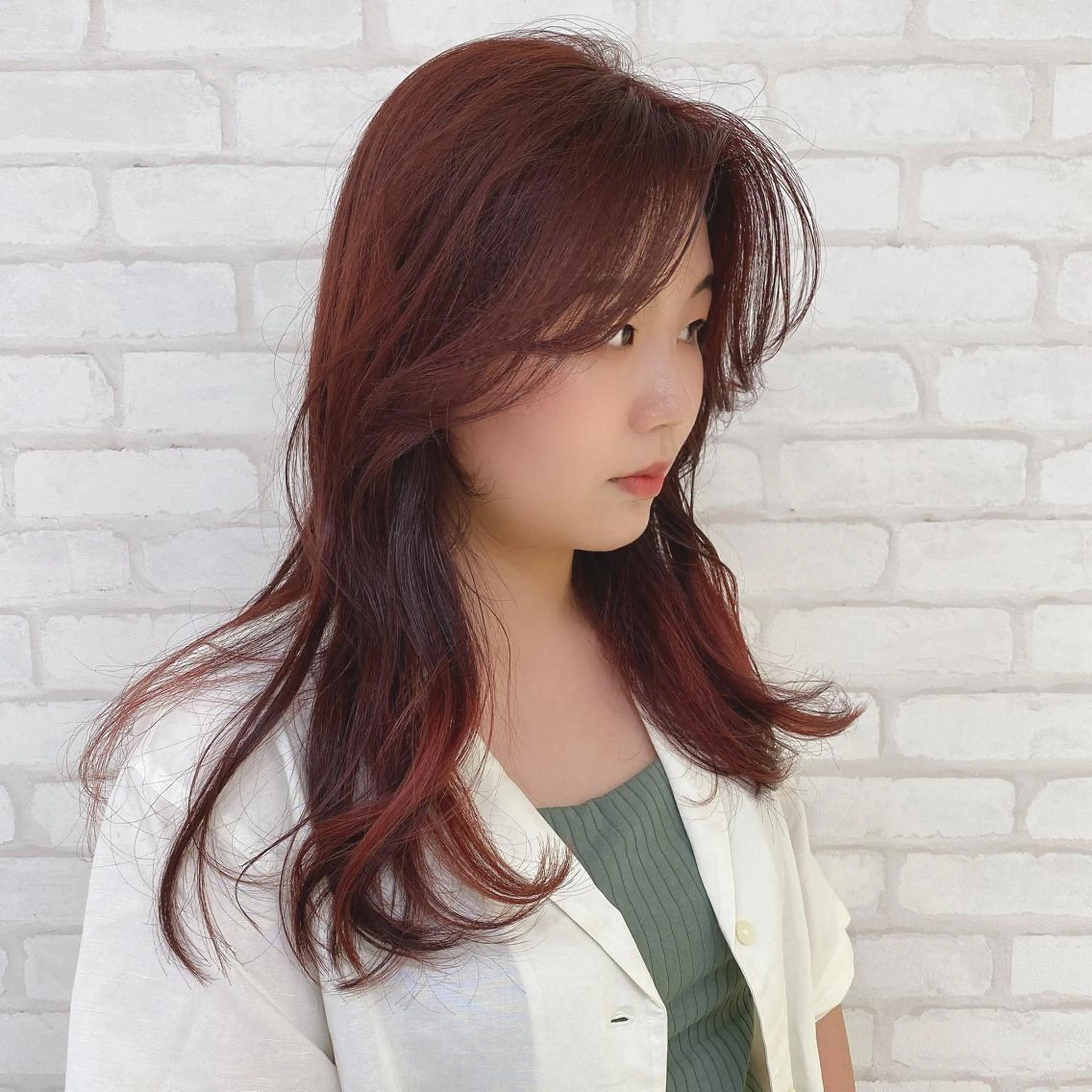 セミロング カラー abilita AZUSAのヘアスタイル