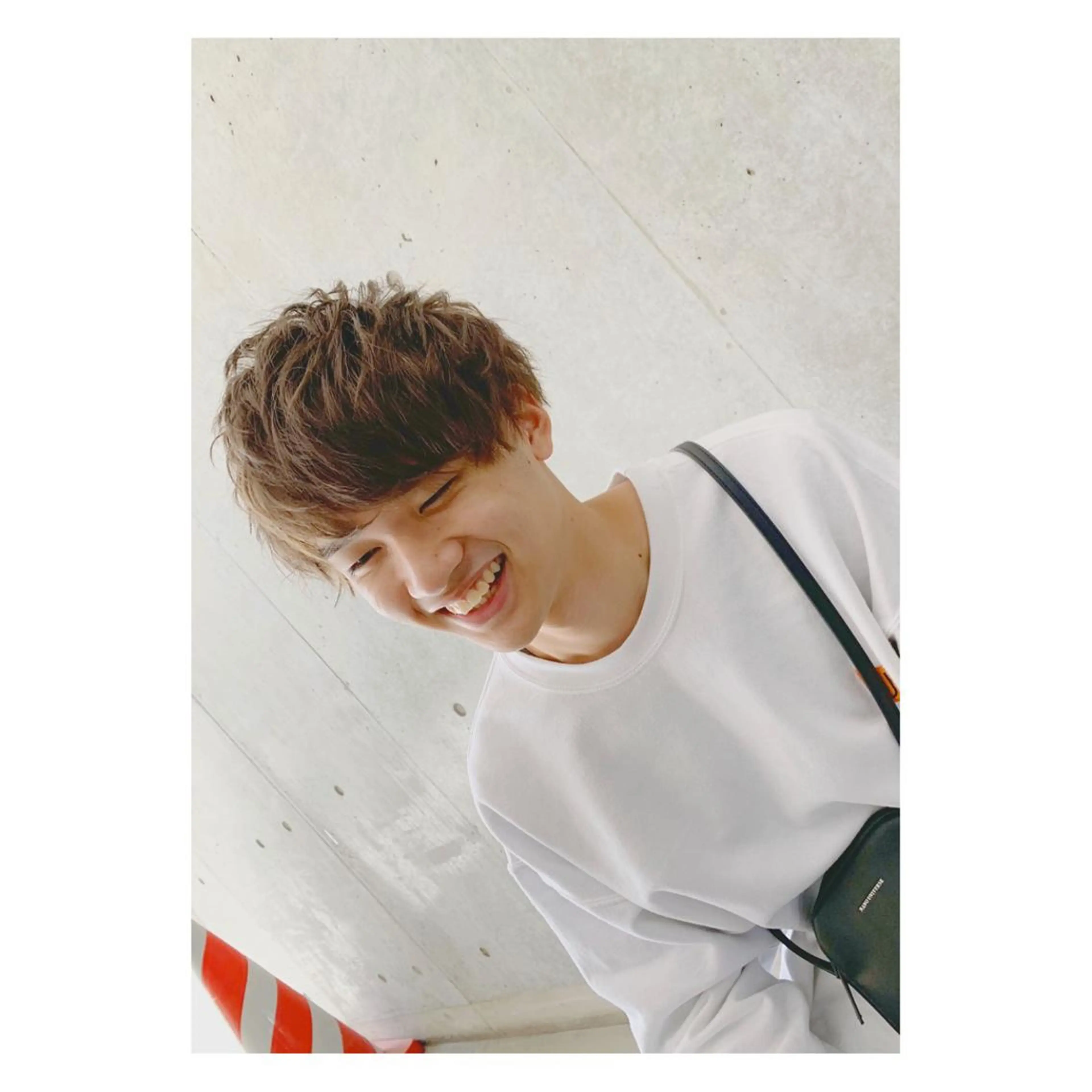 ショート カラー ヘアアレンジ メンズ ange☞ soutaのヘアスタイル