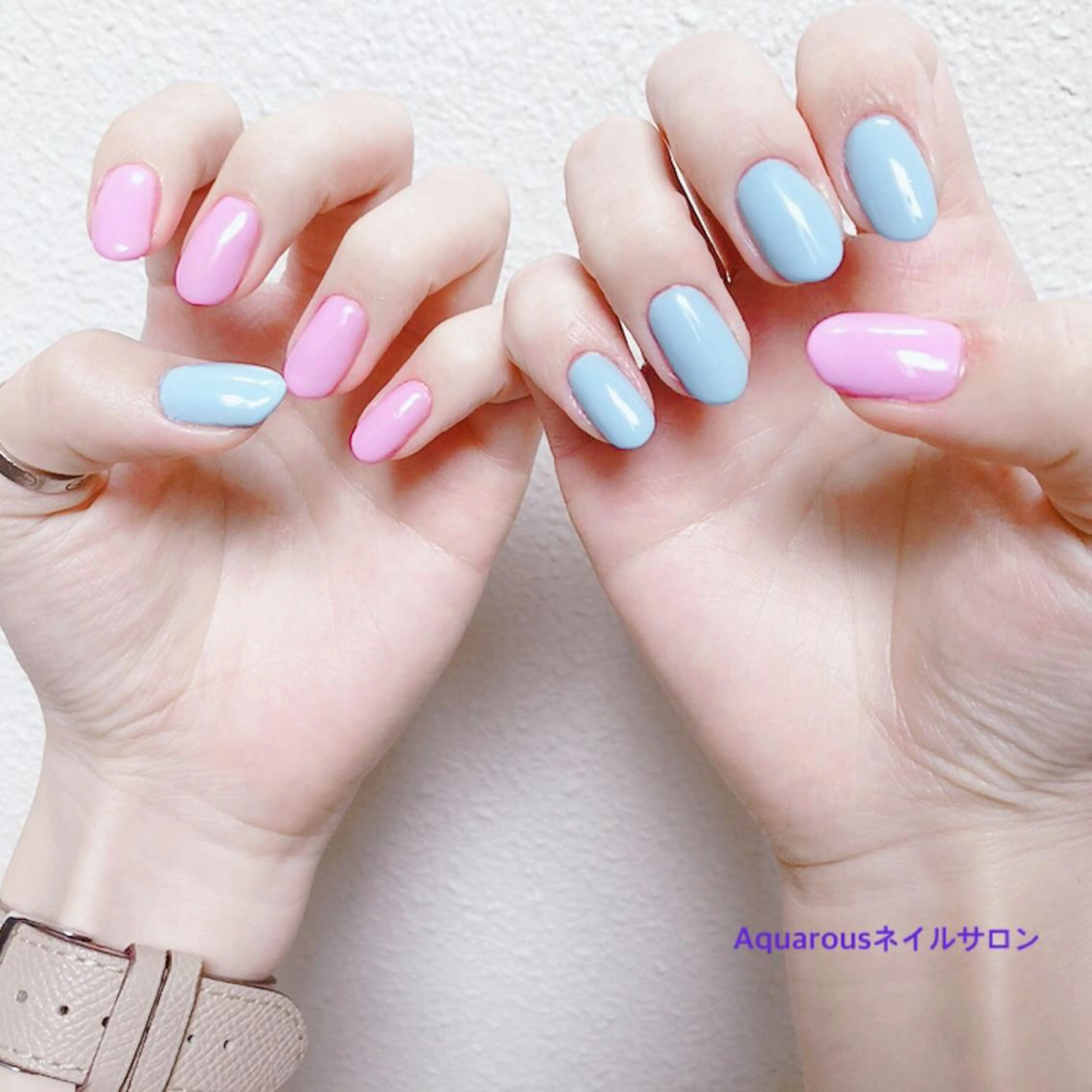 ネイル パステルネイル 奥園 良恵のネイルデザイン