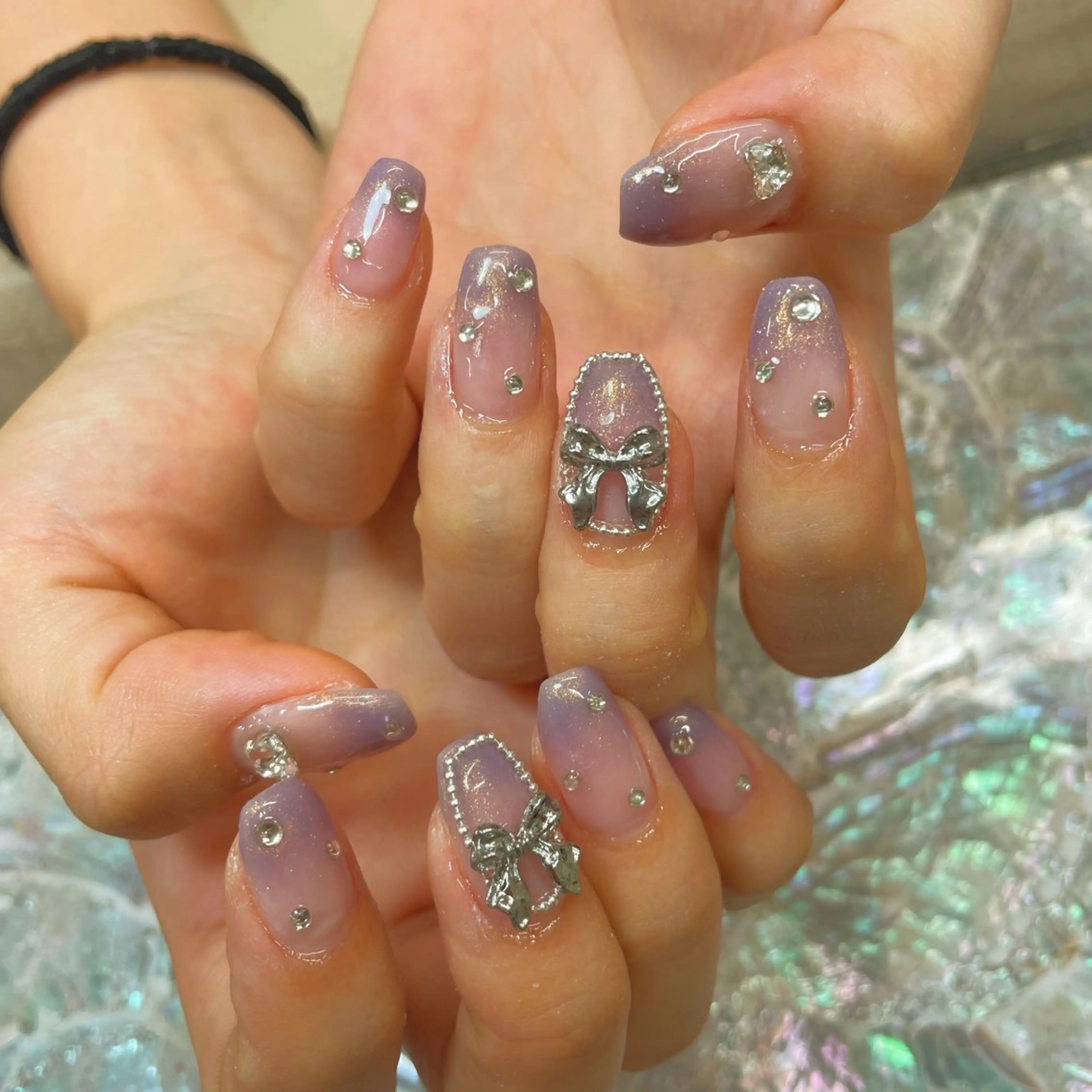 ネイル 氷ネイル・うるうるネイル 持ち込み 🌴konami 4U NAIL🥥のネイルデザイン