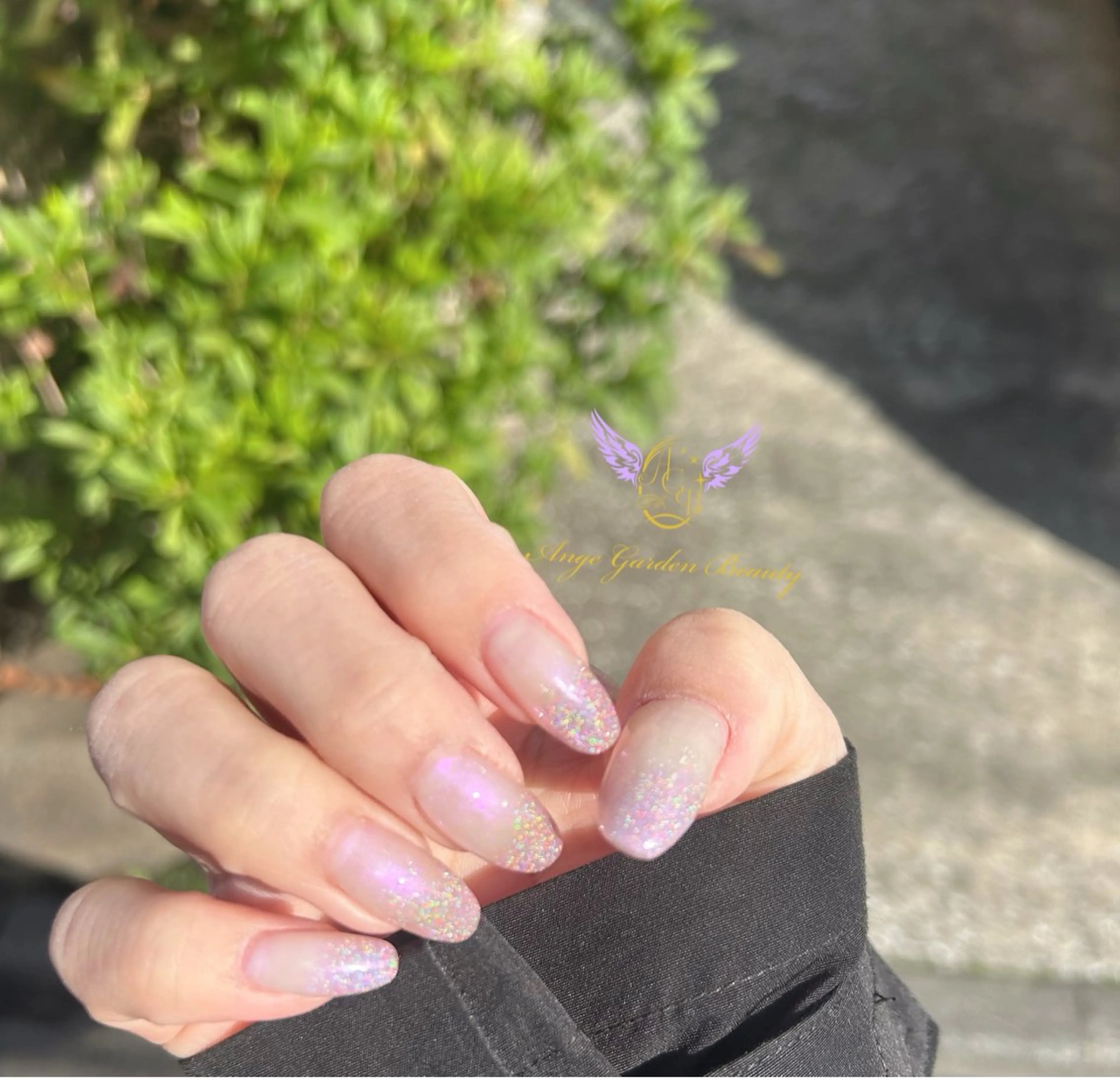 ネイル オーロラネイル グラデーション マグネットネイル ミラーネイル ハンドネイル AngeGardenBeauty所属・AngeGarden Beautymihoのネイルデザイン