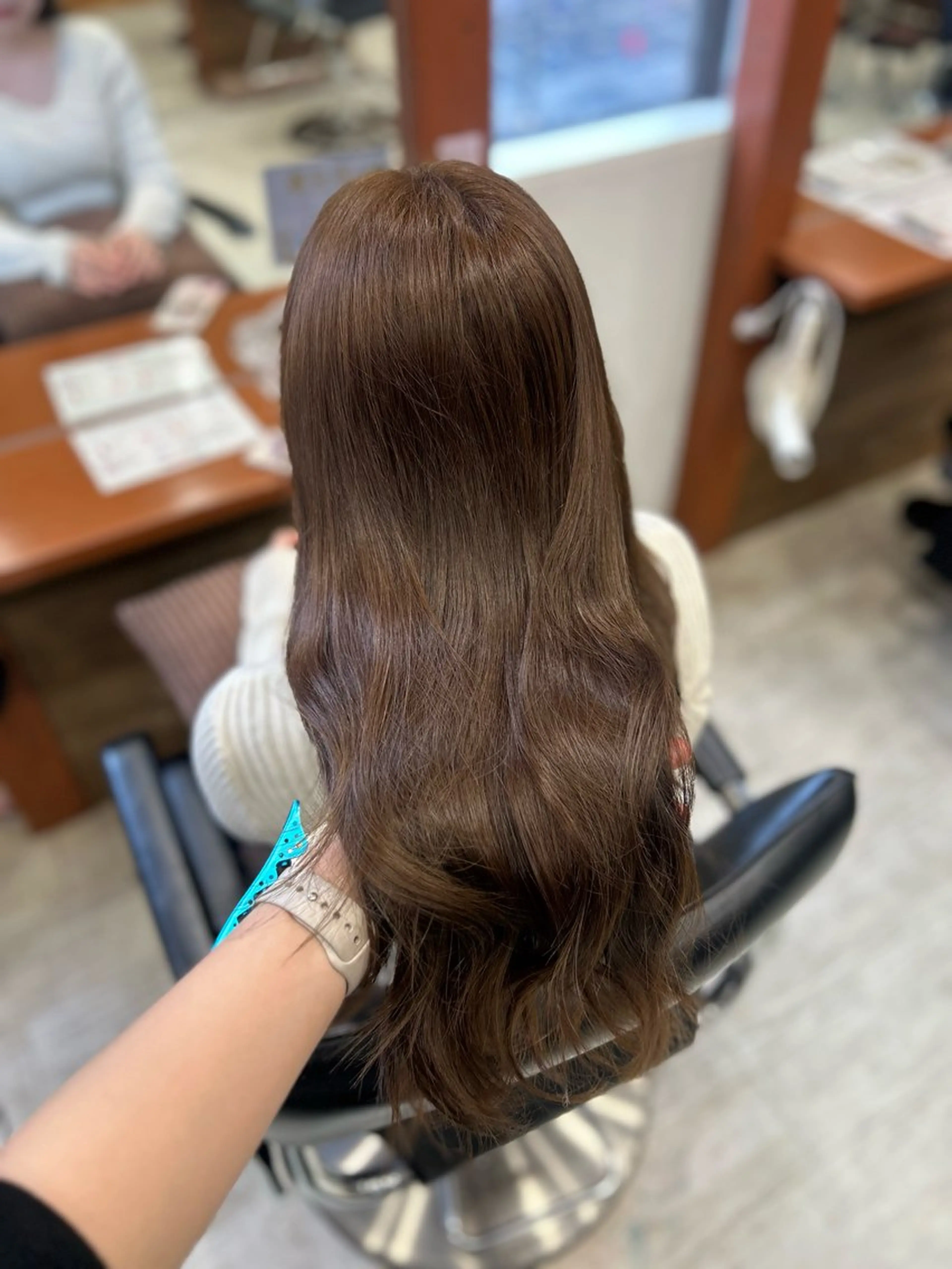 カラー ベージュカラー ブリーチ 透明感カラー ダブルカラー ブリーチなしカラー ヘアカラー CIEL 難波店所属・🎀透明感/レイヤ ー/Kotona🎀のヘアスタイル