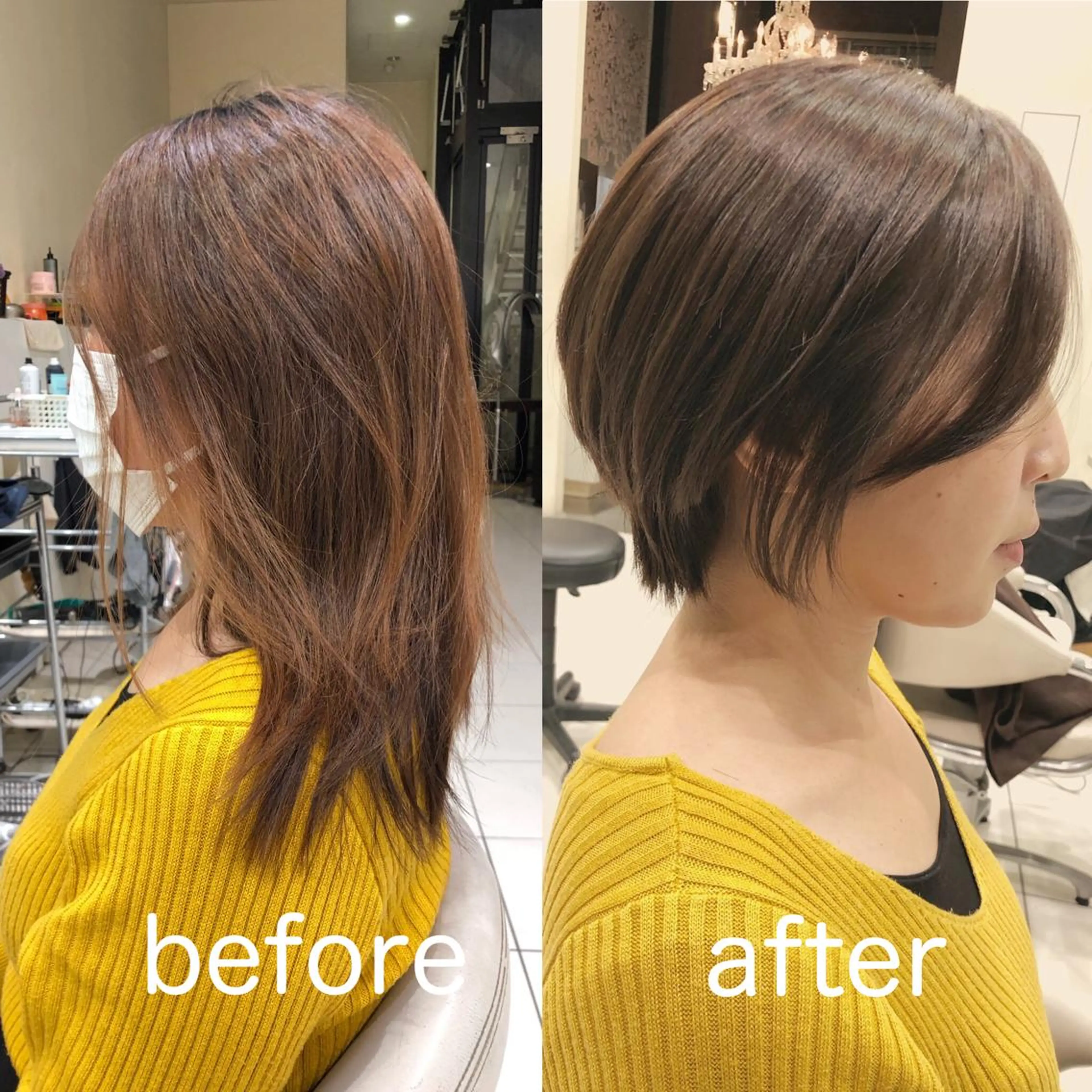 ショート カラー 安藤 明日翔のヘアスタイル