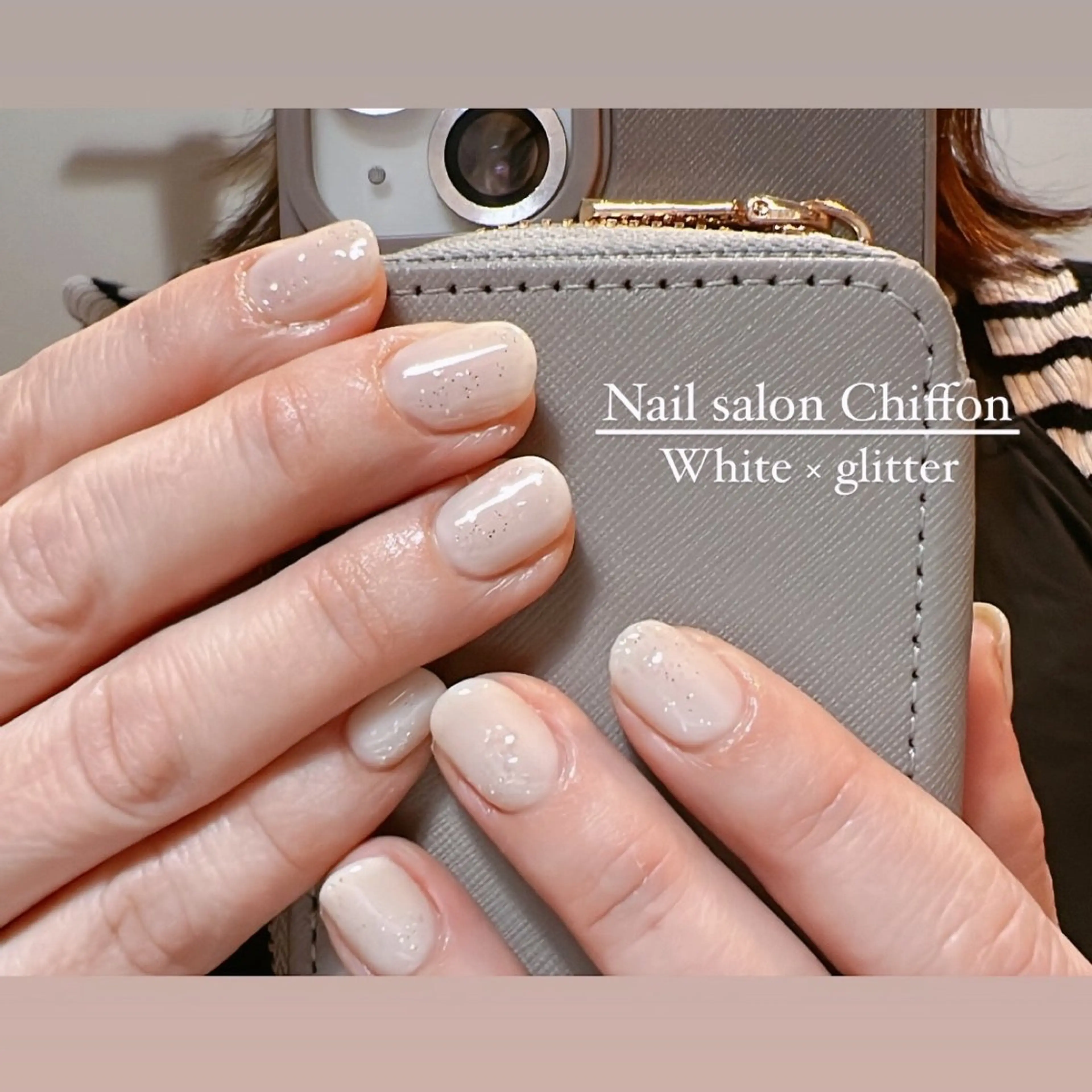 ネイル ラメ(グリッター) Nail salon Chiffonのネイルデザイン