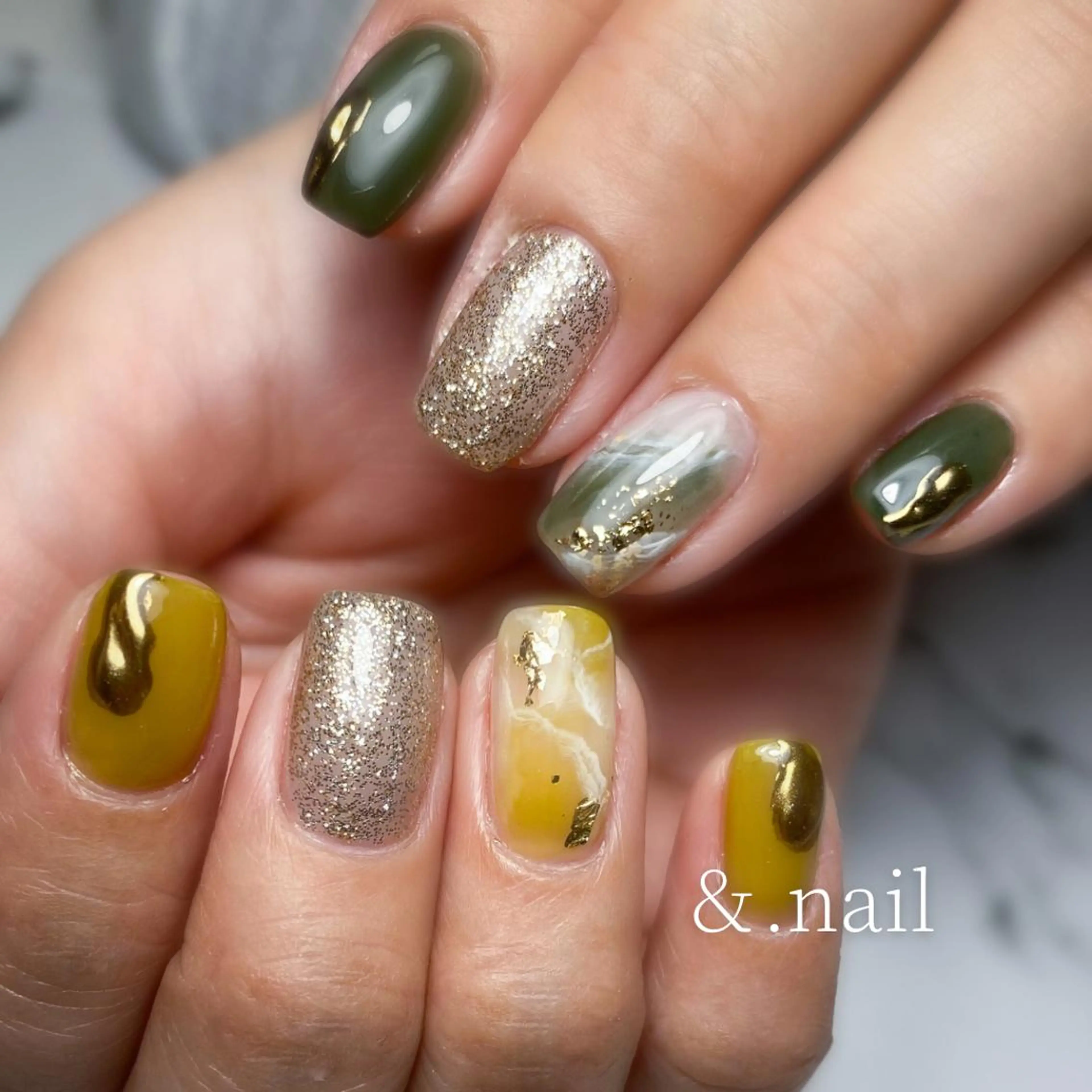 ネイル &.nail/ ニュアンス/持込み可のネイルデザイン