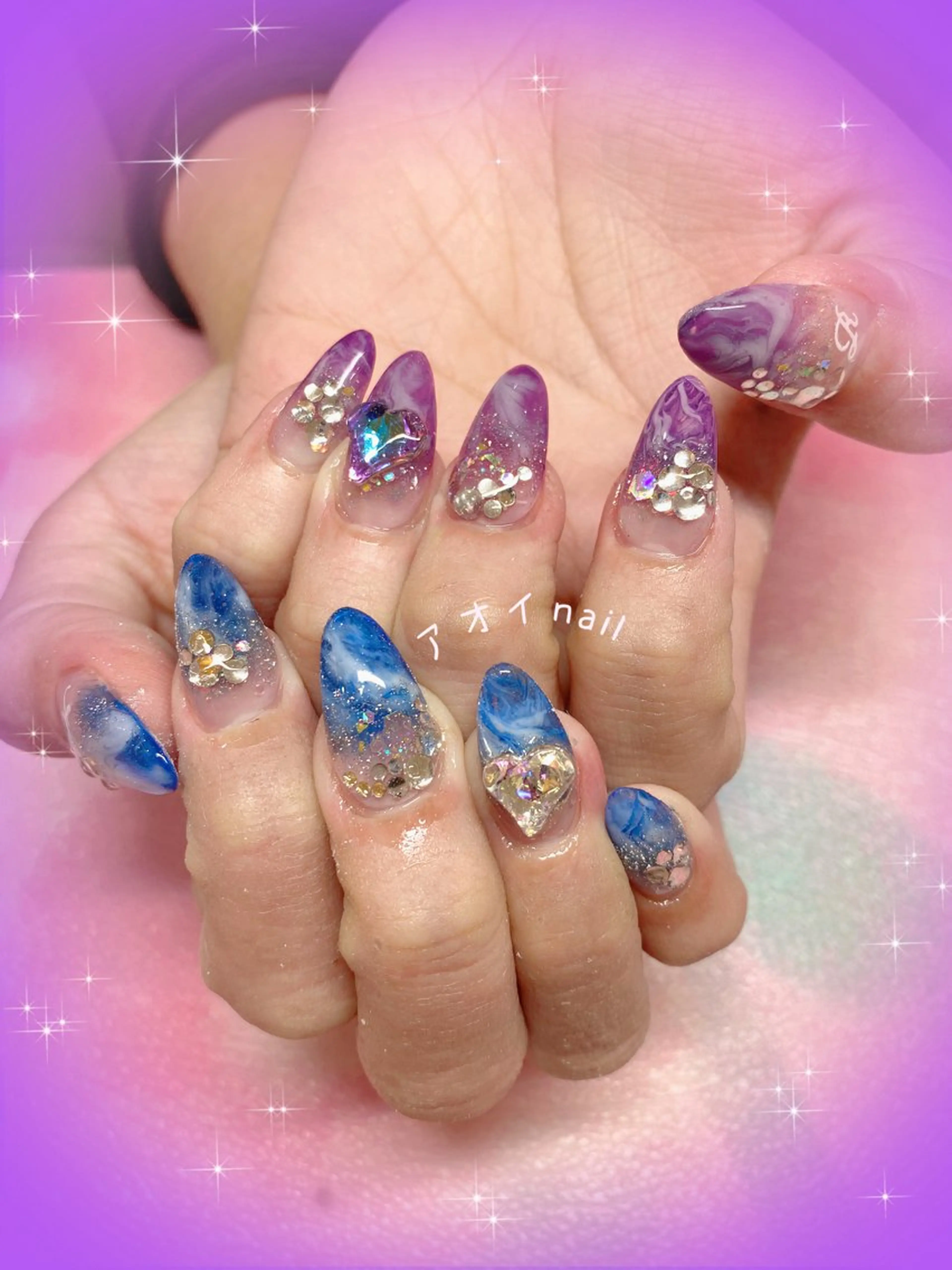 ネイル LEDアイラッシュ ∩_∩アオイのマツエク・マツパデザイン