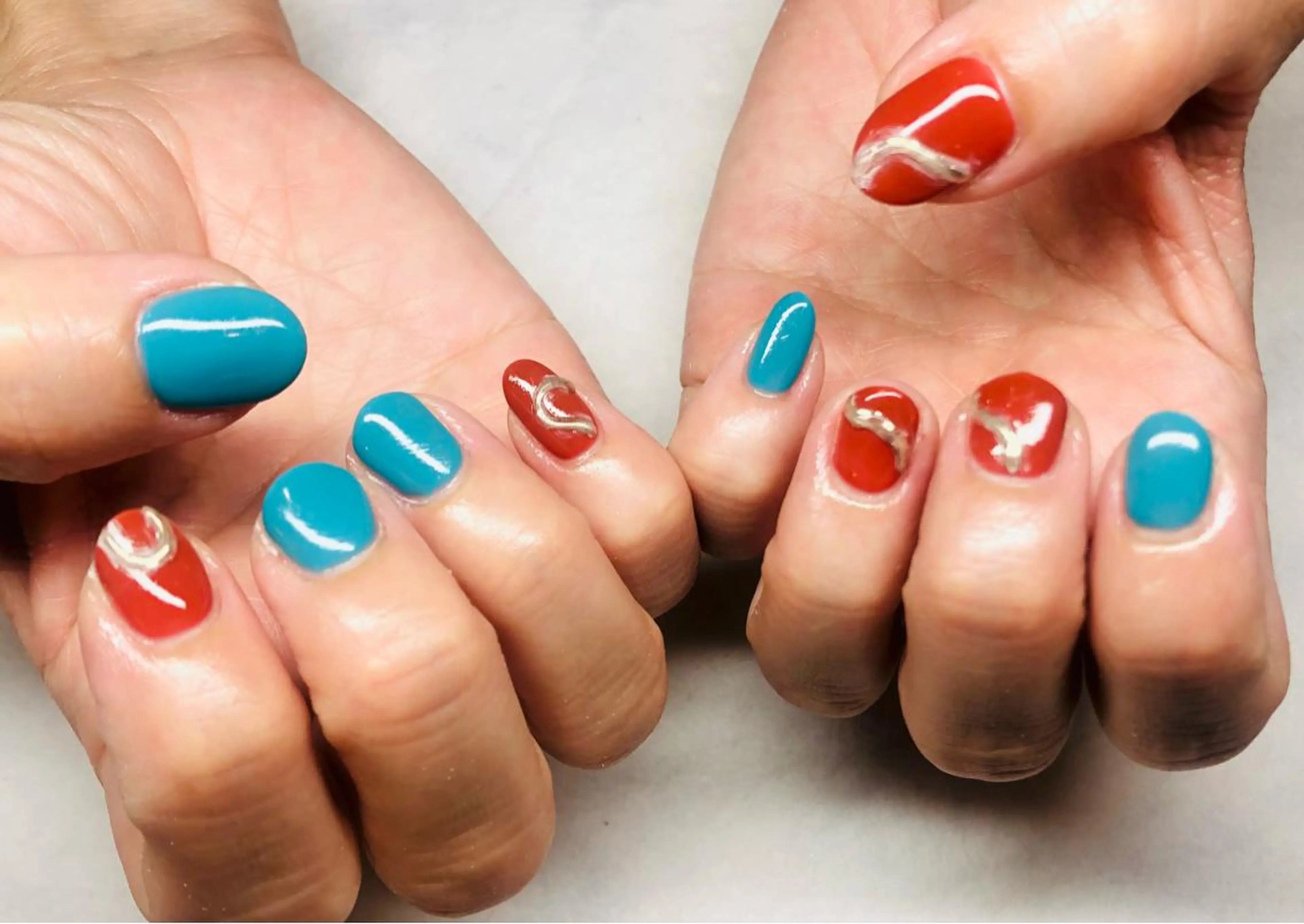 ネイル いちじゅう あおいのネイルデザイン