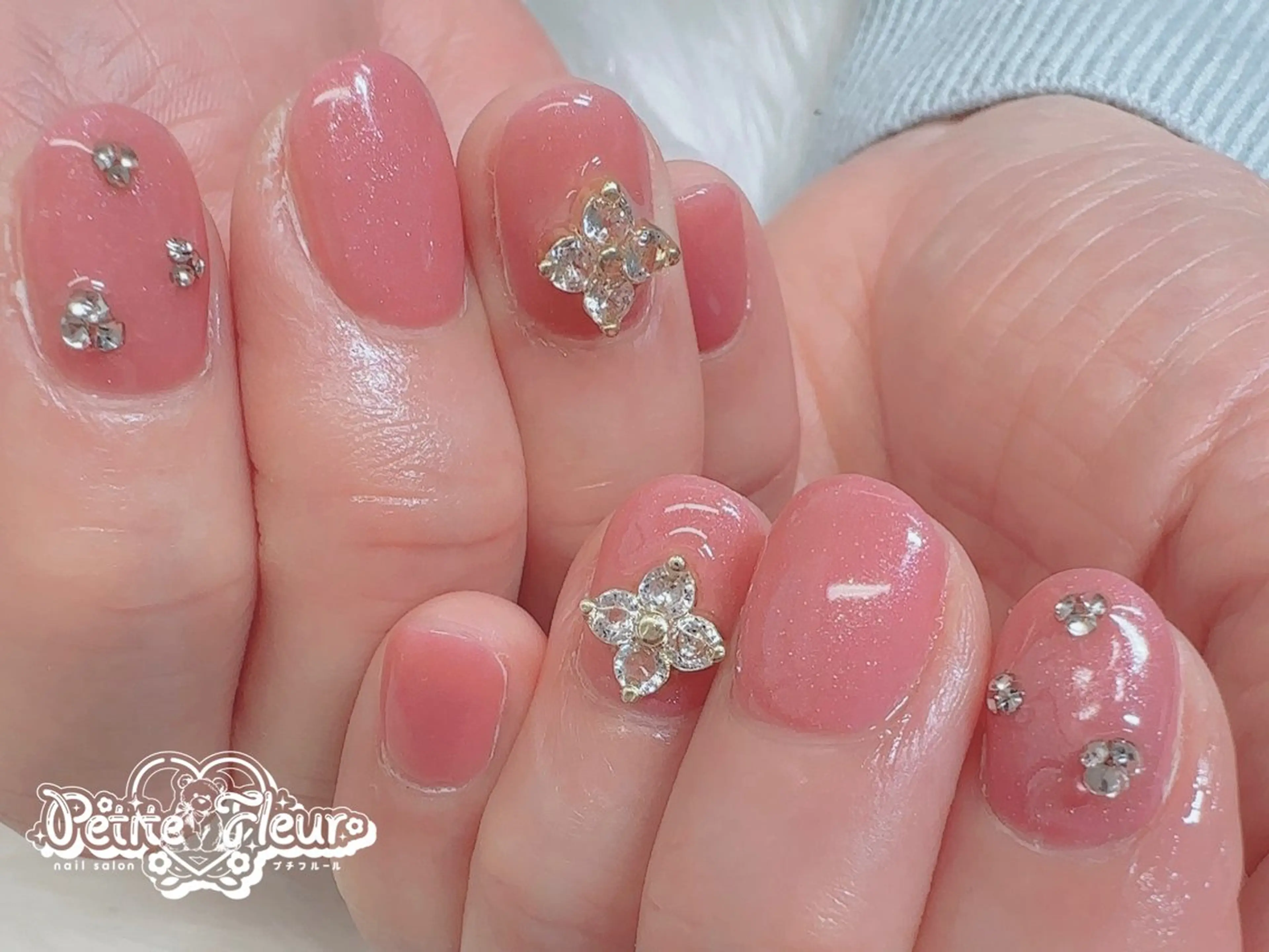 ネイル ハンドネイル ❁⃘*。Petite fleur❁⃘*りさのネイルデザイン