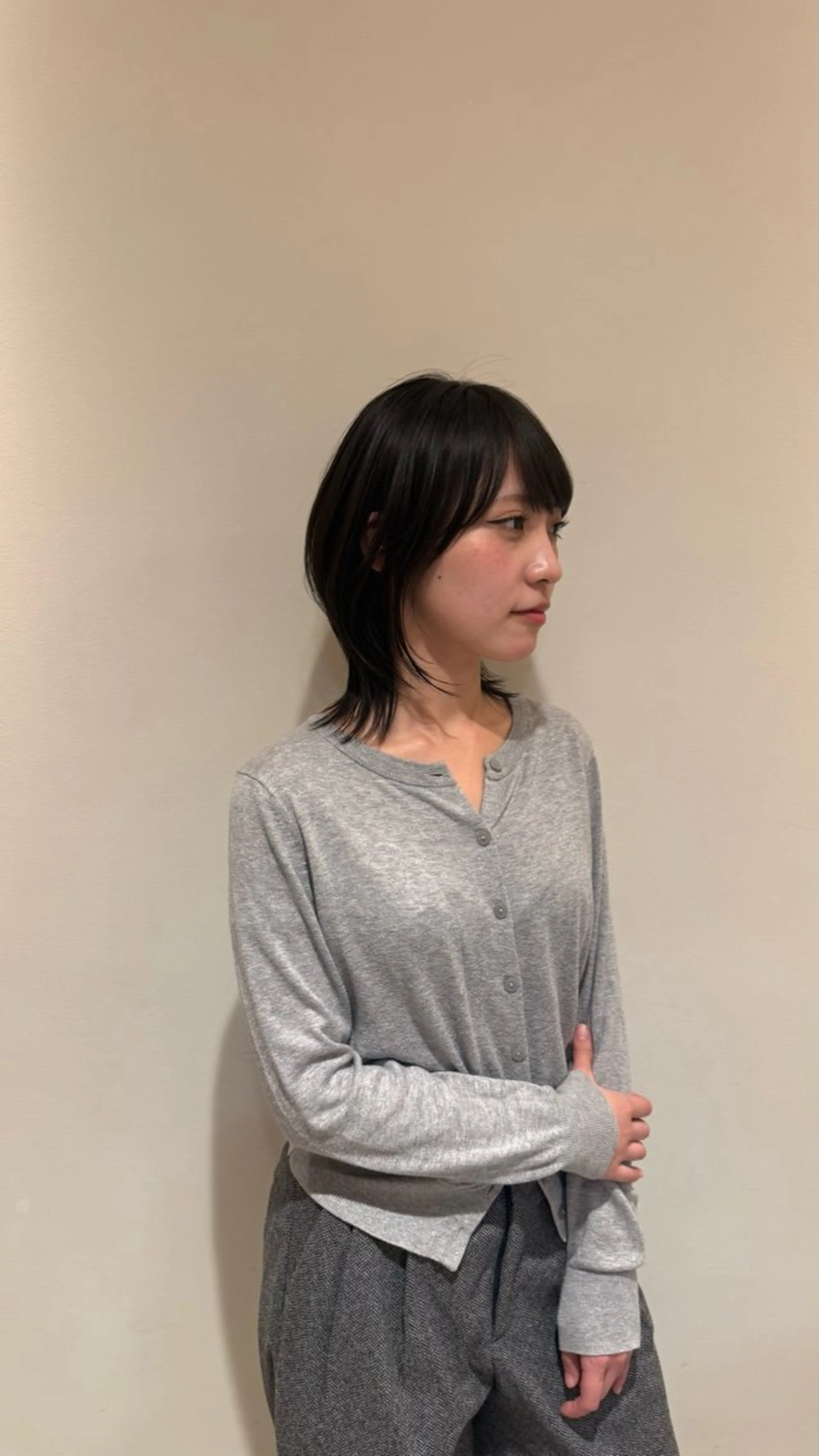 ミディアム 中野 百乃華のヘアスタイル