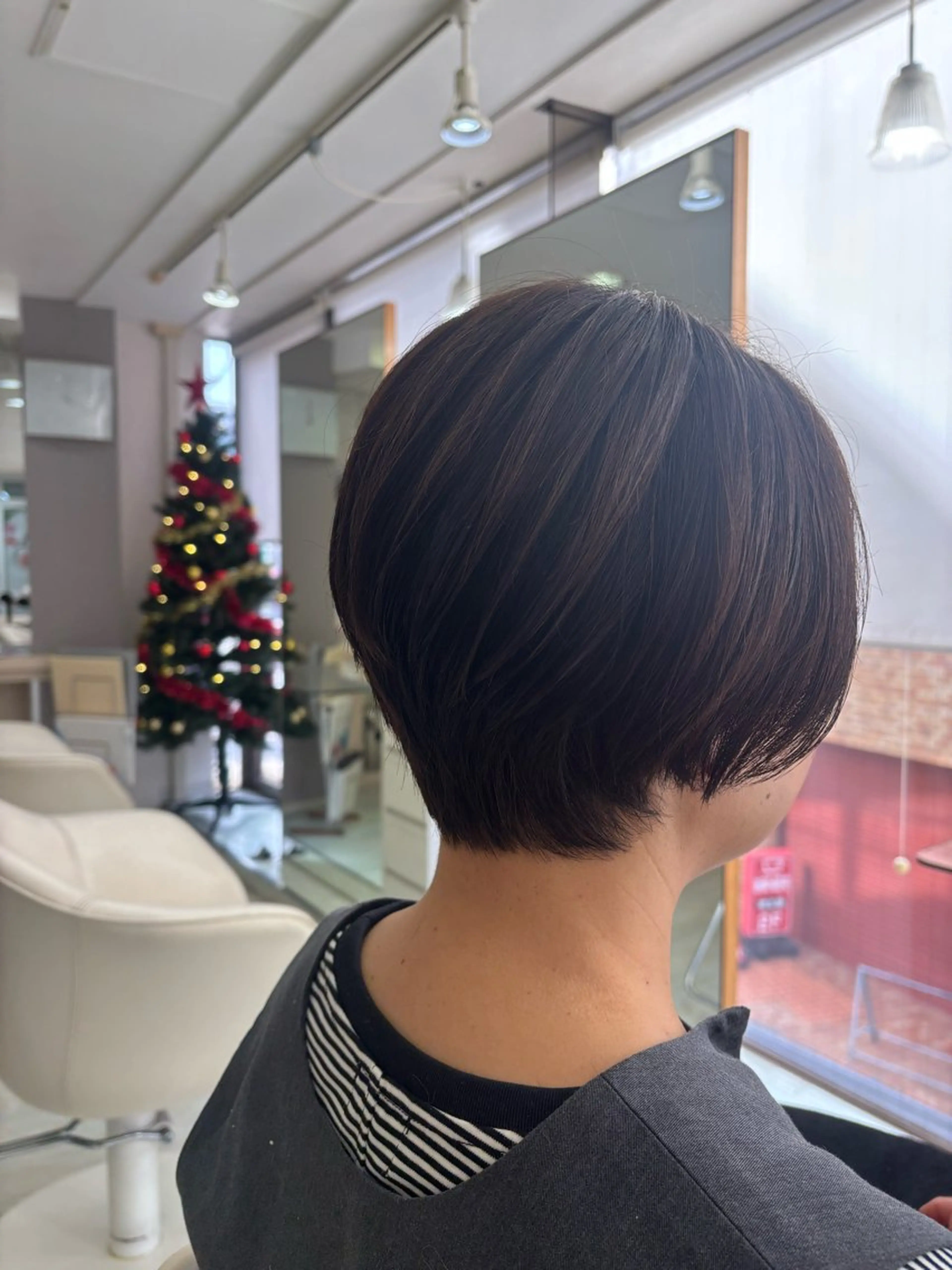 ショート ショートヘア カット トリートメント 鬼澤 なお子のヘアスタイル