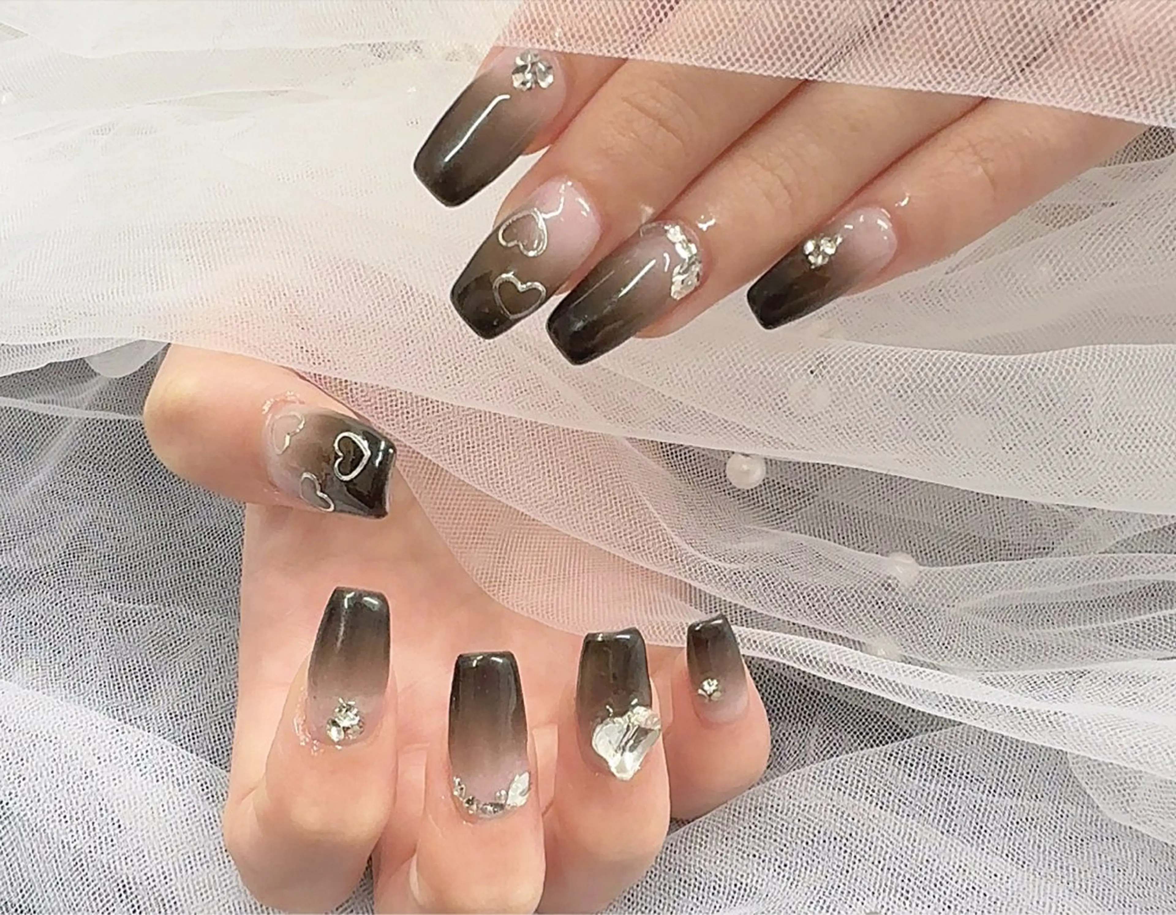 ネイル グラデーション FILLnail古河店所属・FIILnail MEIのネイルデザイン