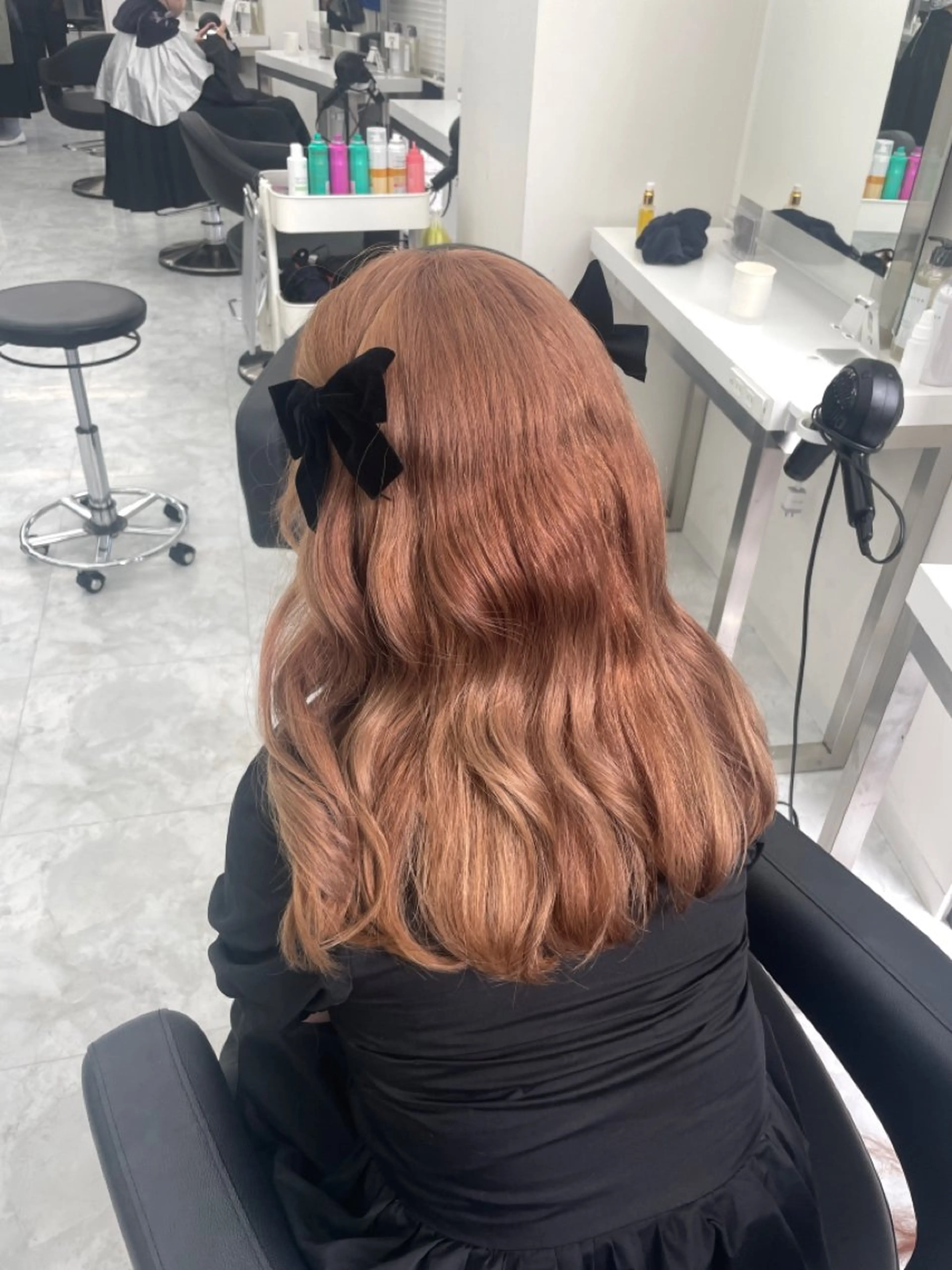 ミディアム MOE 福岡韓国ヘア✧︎のヘアスタイル