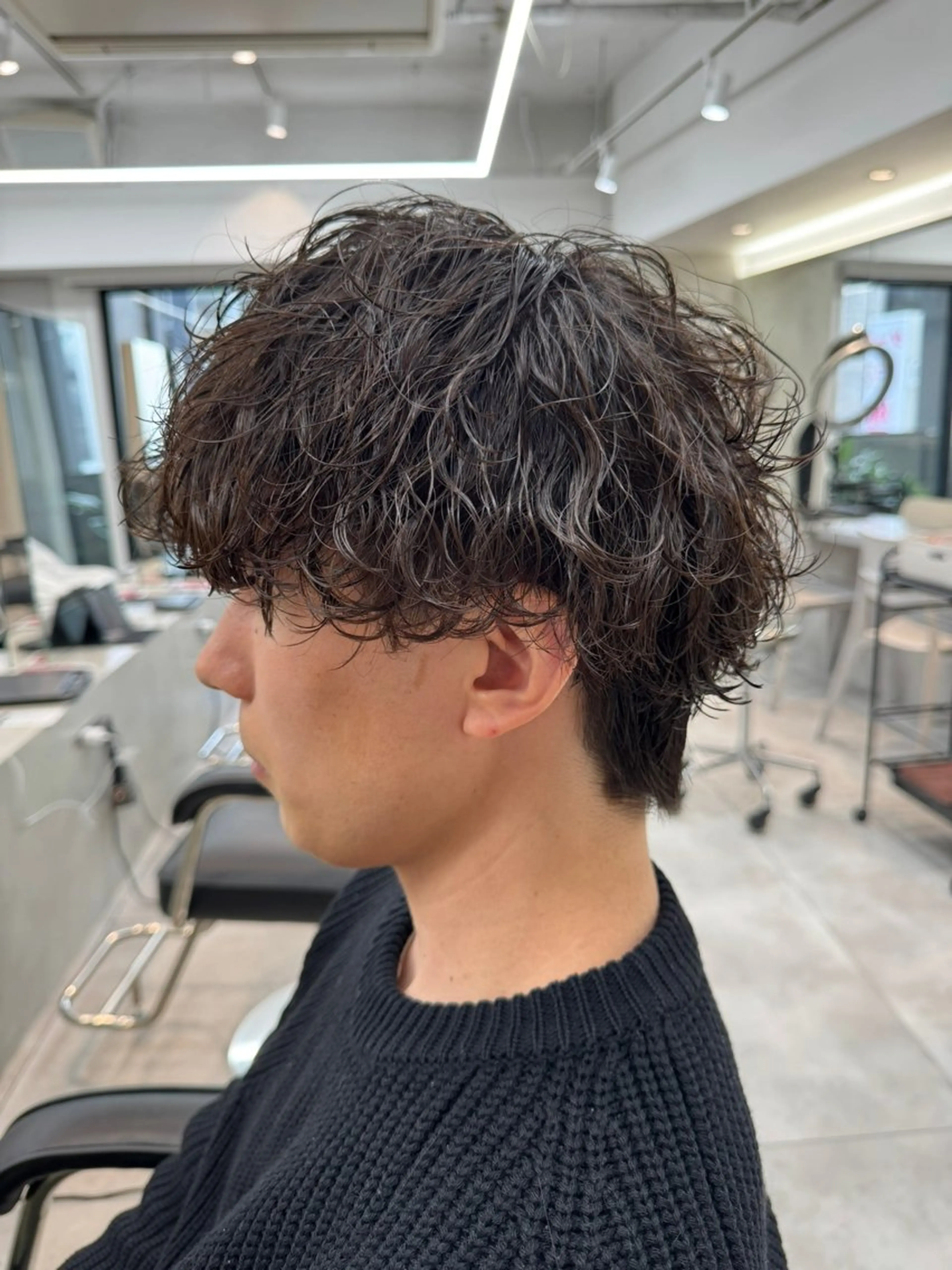パーマ メンズ カット パーマ 大宮メンズ特化/パー マ職人/小川藍人のヘアスタイル