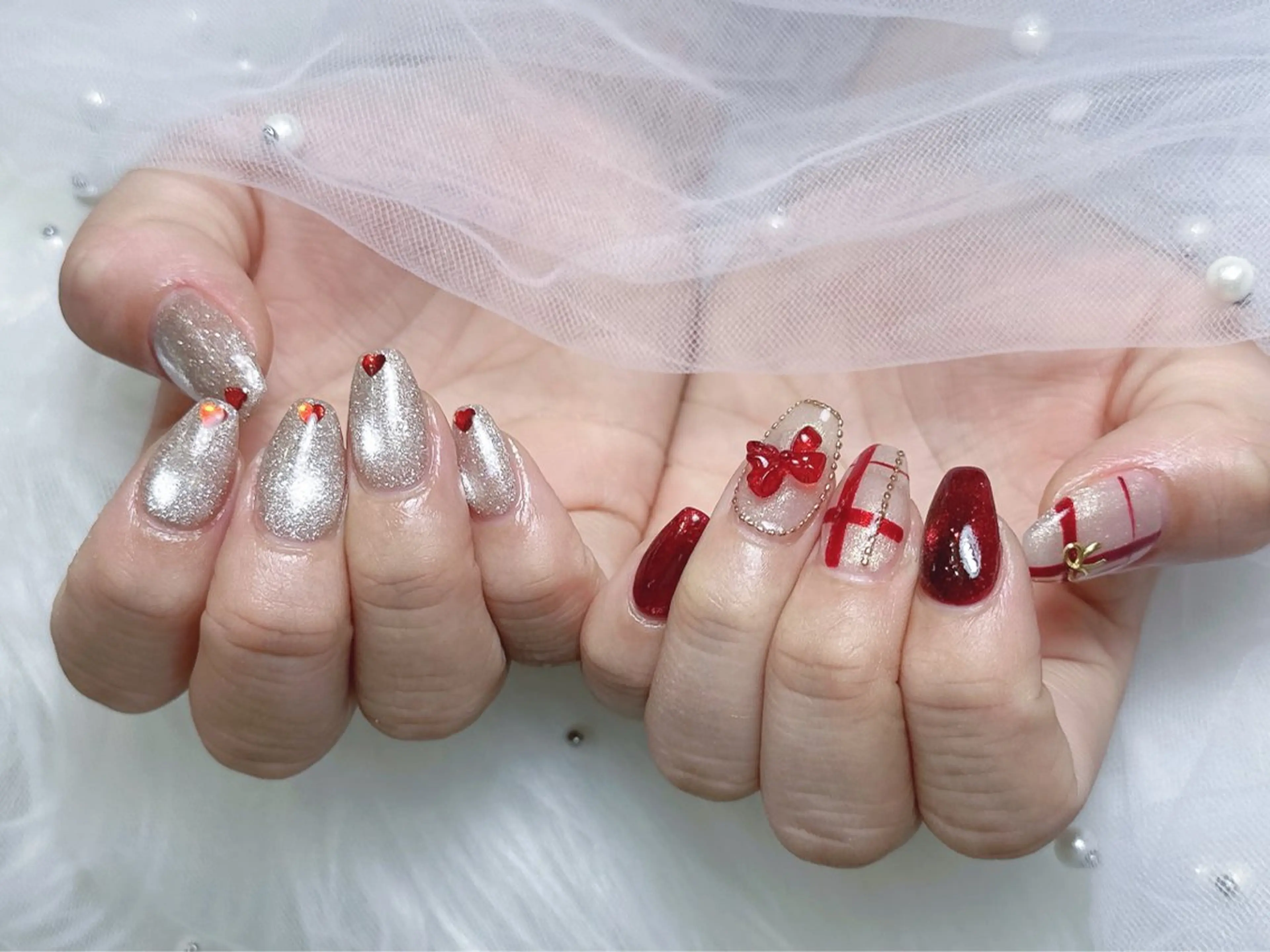 ネイル ハンドネイル フットネイル 【Eclat ｴｸﾗ】nail＆beauty所属・Eclat〔ｴｸﾗ〕 MOEKA𝜗𝜚*のネイルデザイン